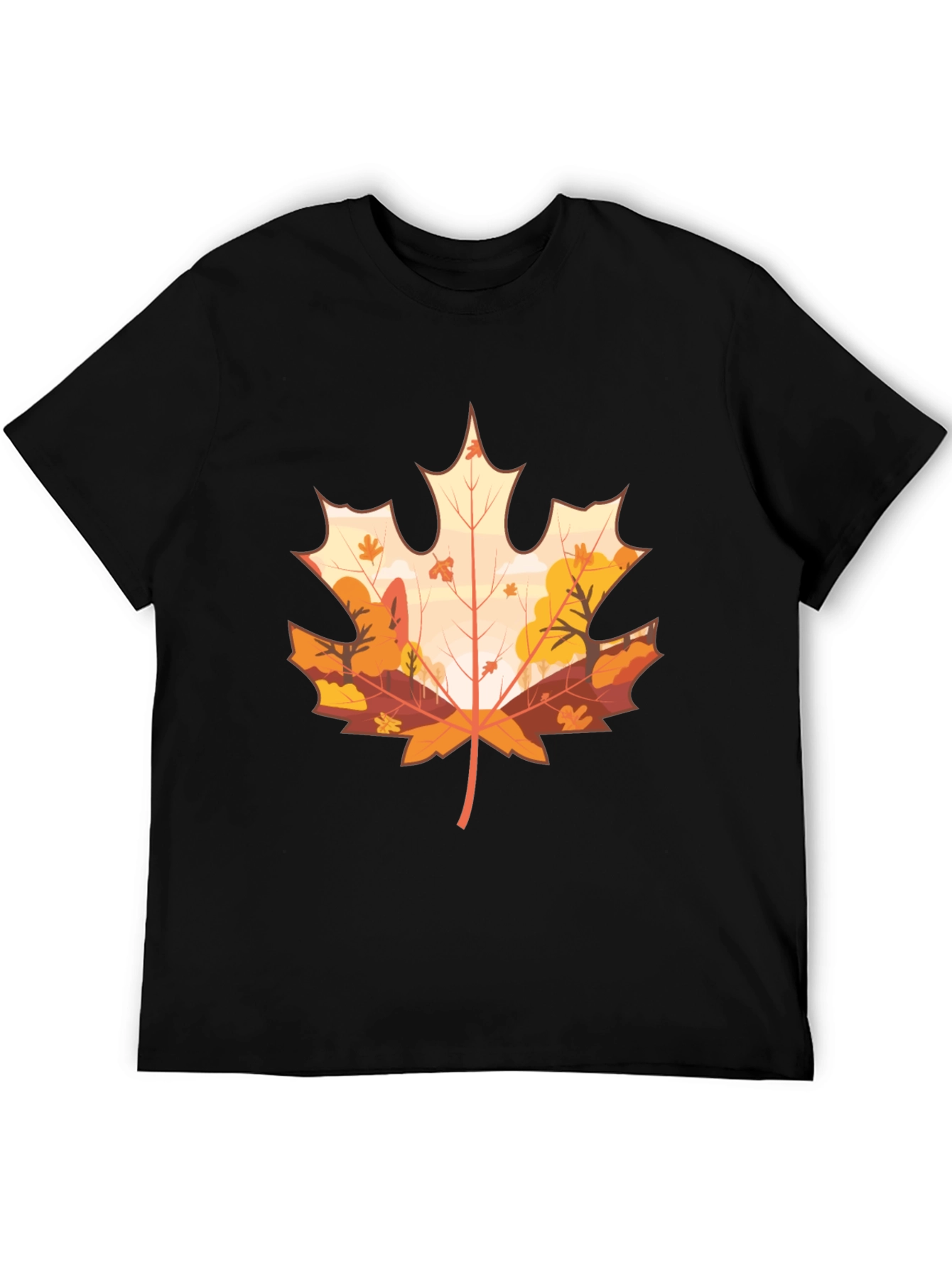 Autumn Leaf Graphic Tee - Stylish Fall Fashion
