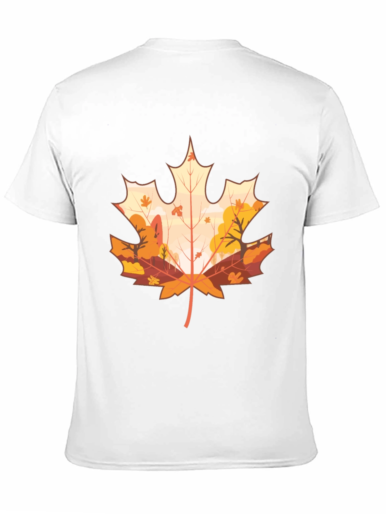 Autumn Leaf Graphic Tee - Stylish Fall Fashion