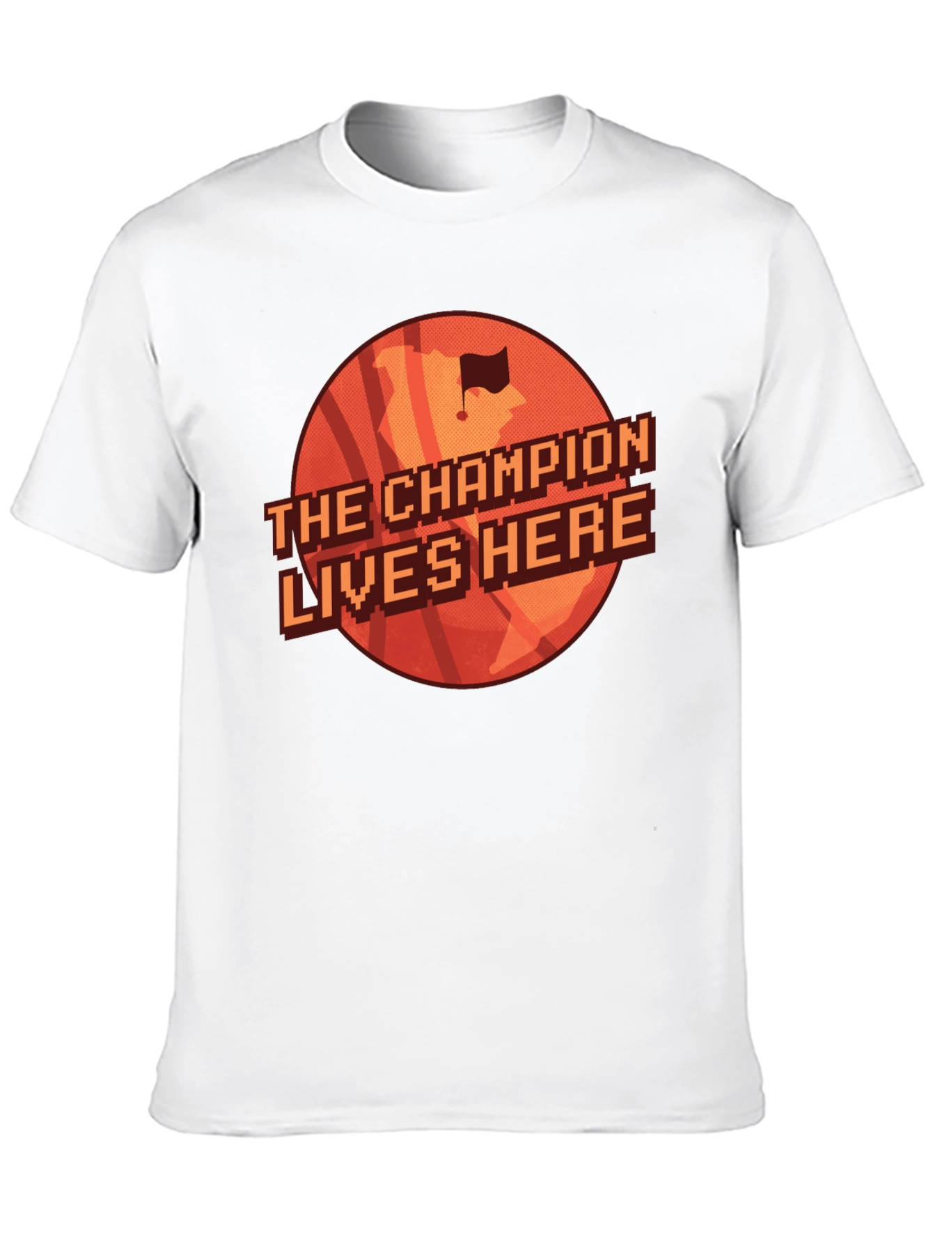 The Champion Lives Here Graphic Tee