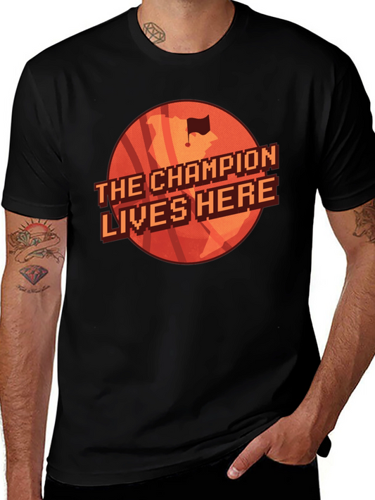 The Champion Lives Here Graphic Tee