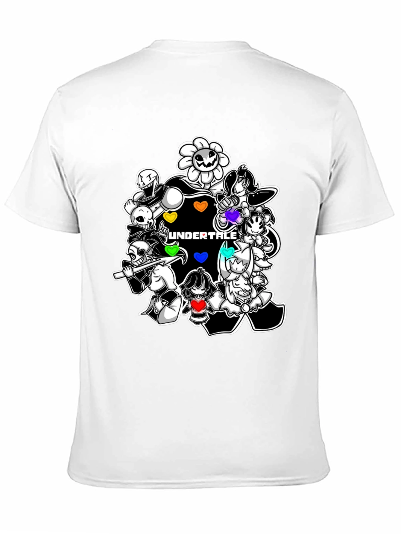 Undertale Character Collage Graphic T-Shirt