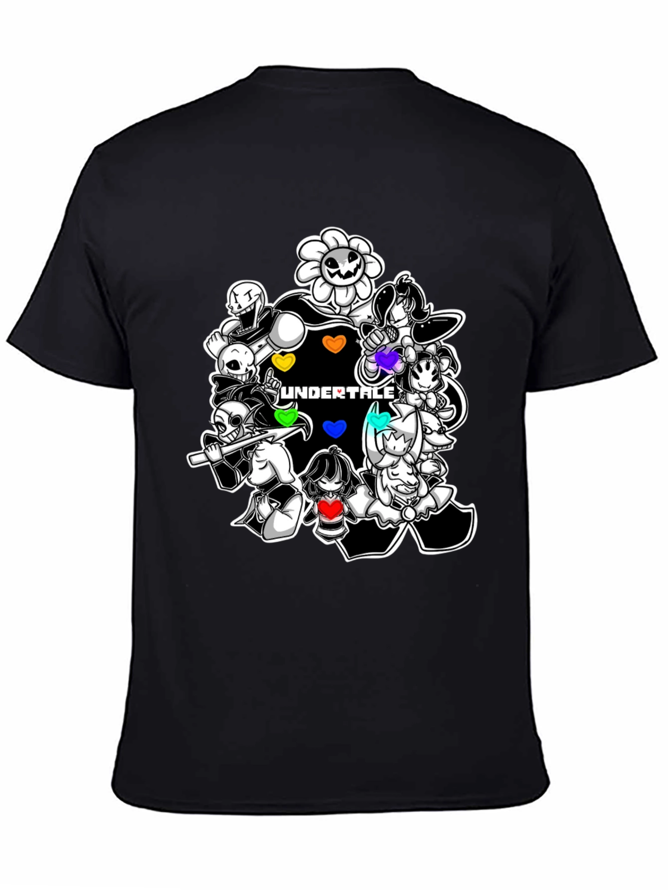 Undertale Character Collage Graphic T-Shirt