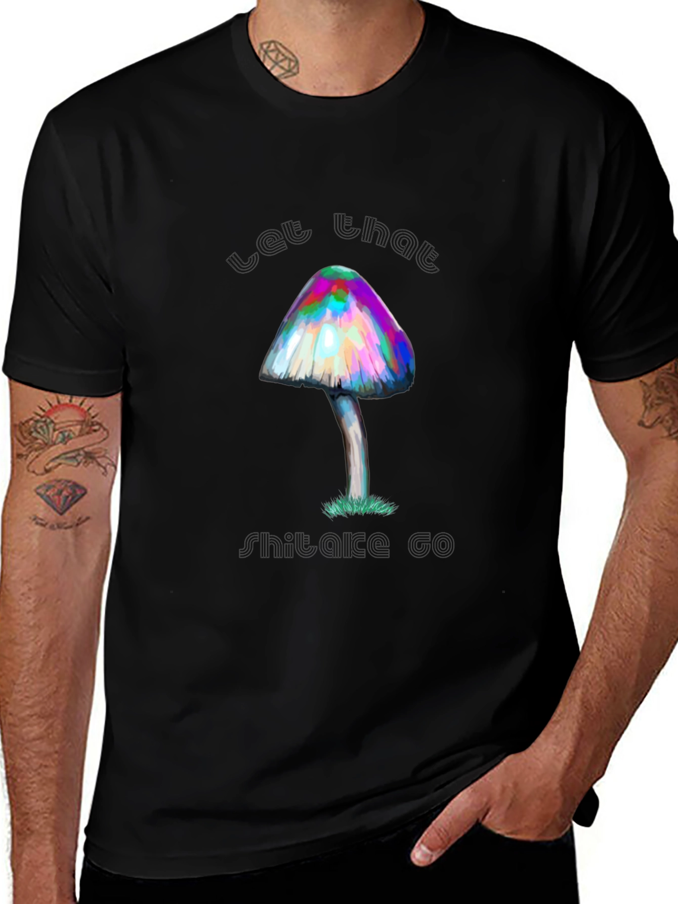 Psychedelic Mushroom Graphic Tee