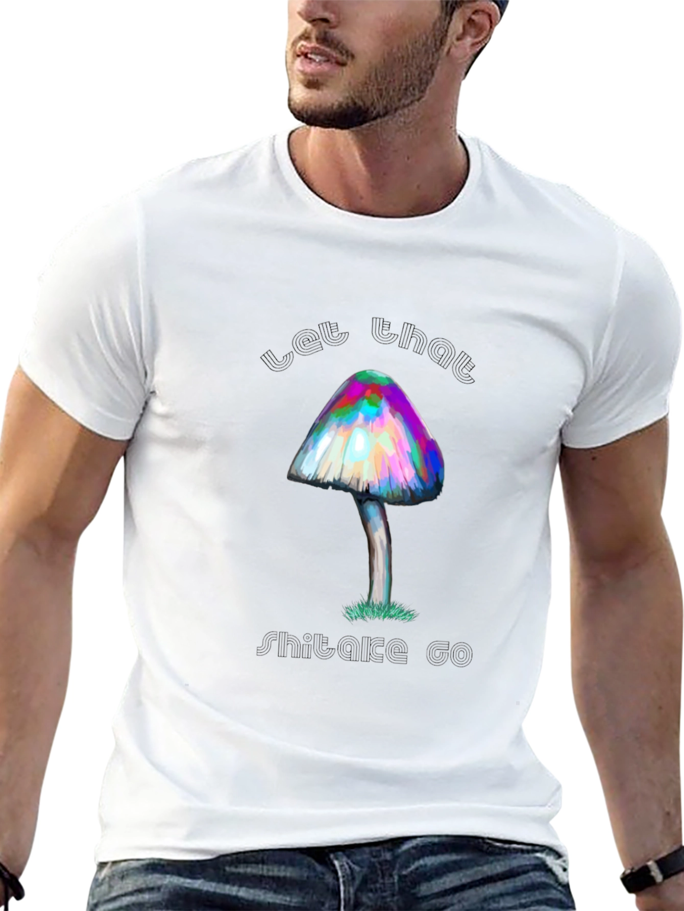 Psychedelic Mushroom Graphic Tee