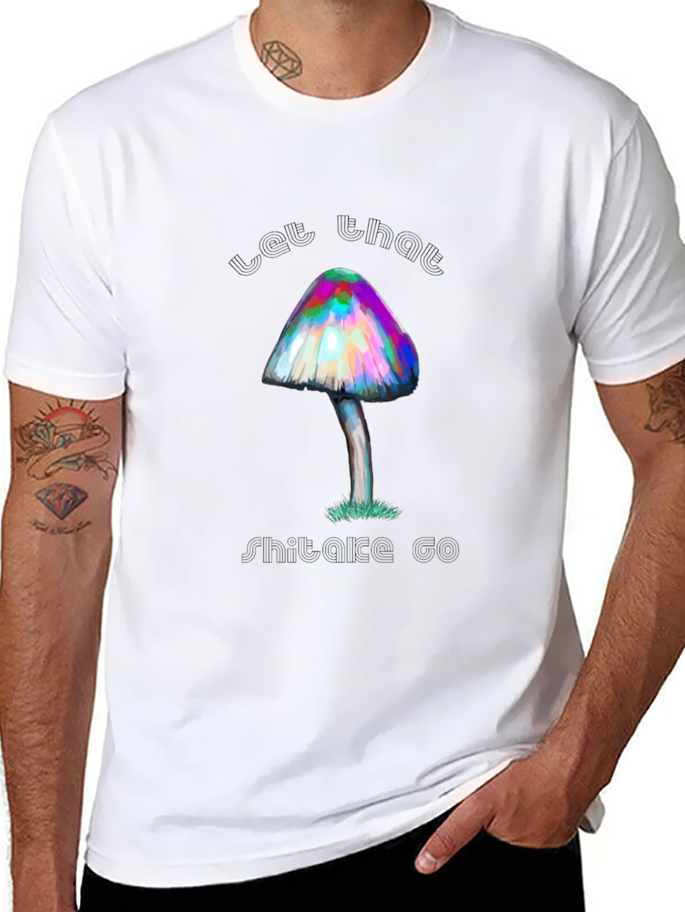 Psychedelic Mushroom Graphic Tee