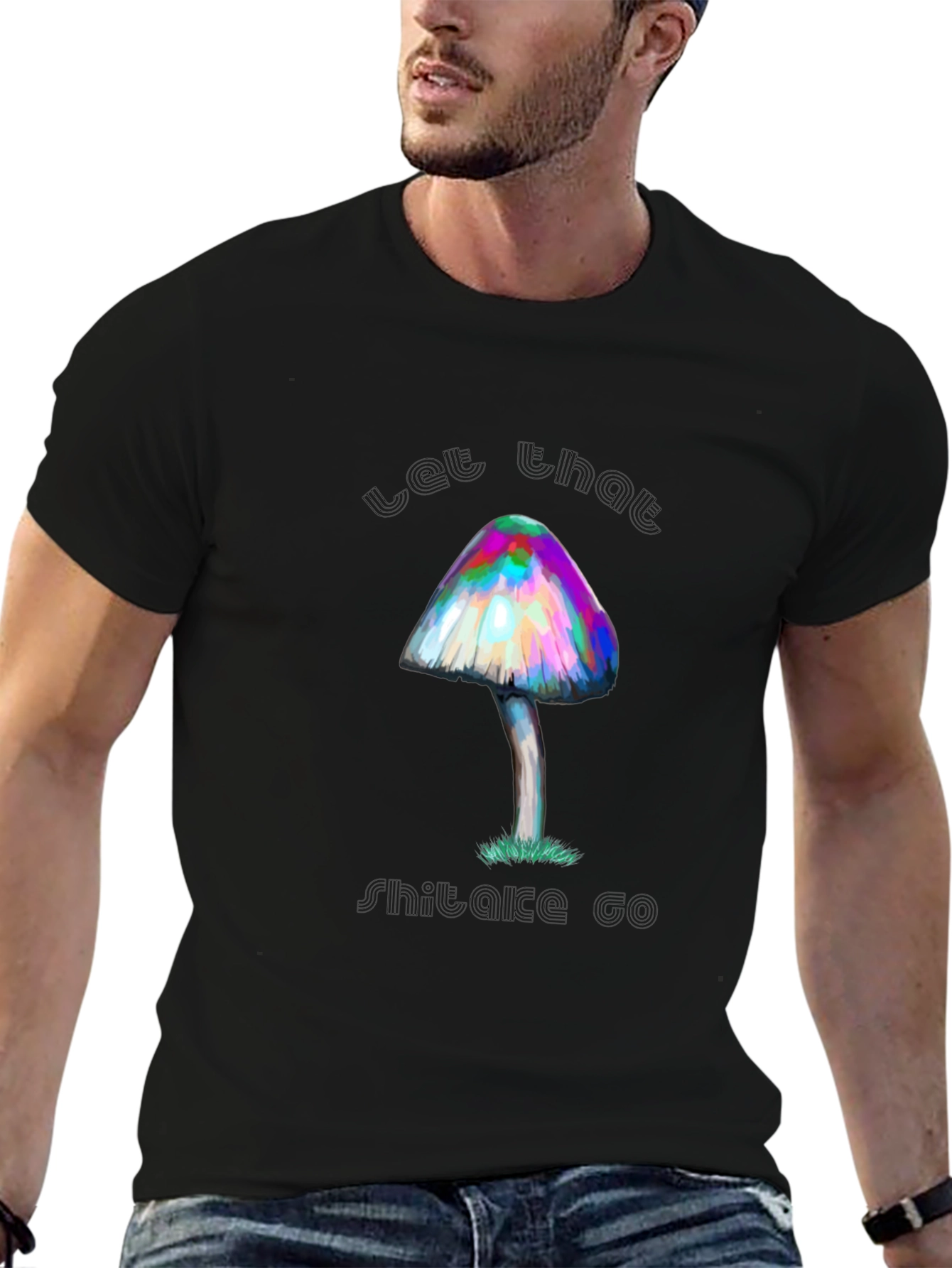 Psychedelic Mushroom Graphic Tee