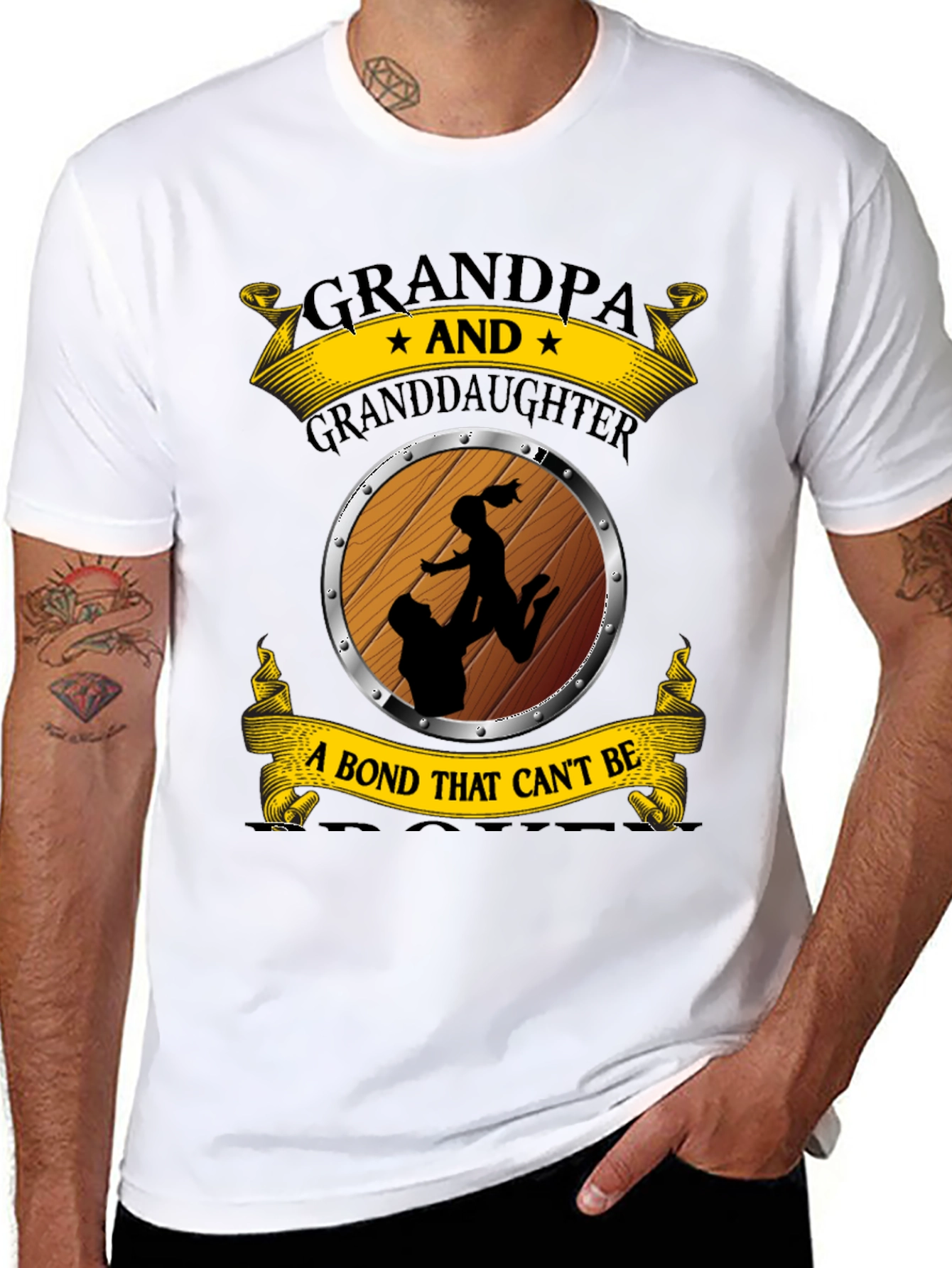 Grandpa & Granddaughter Bond T-Shirt