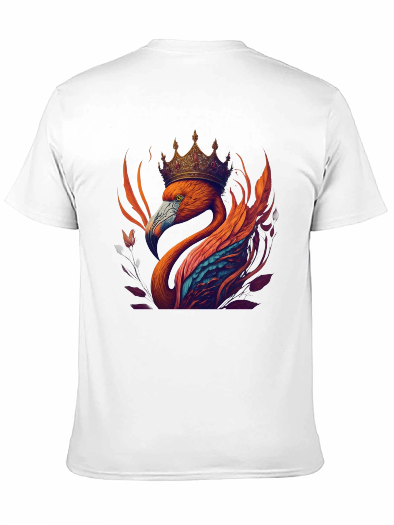 Flamingo King Graphic Tee - Black