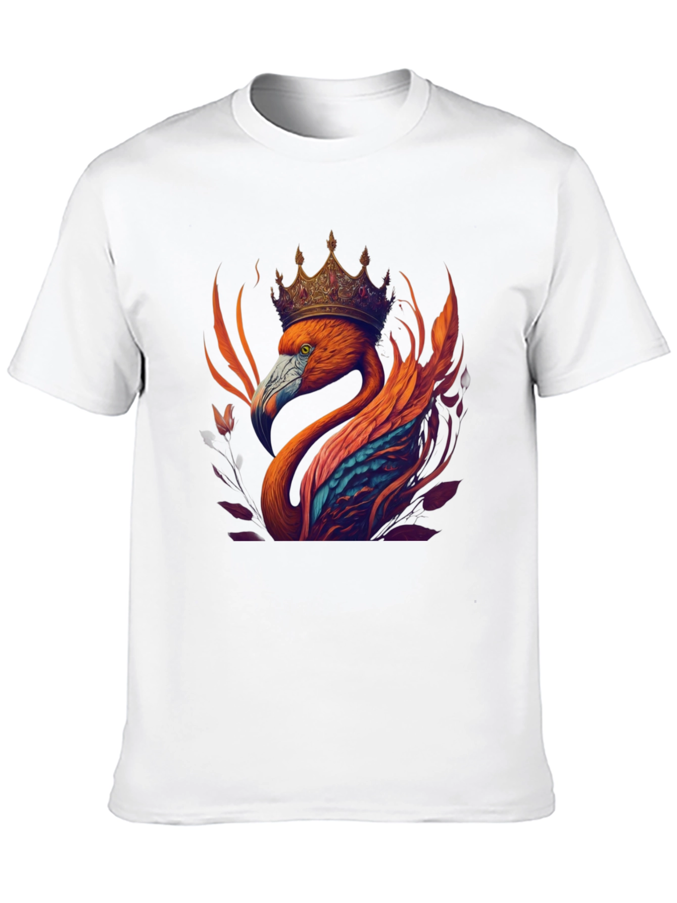 Flamingo King Graphic Tee - Black