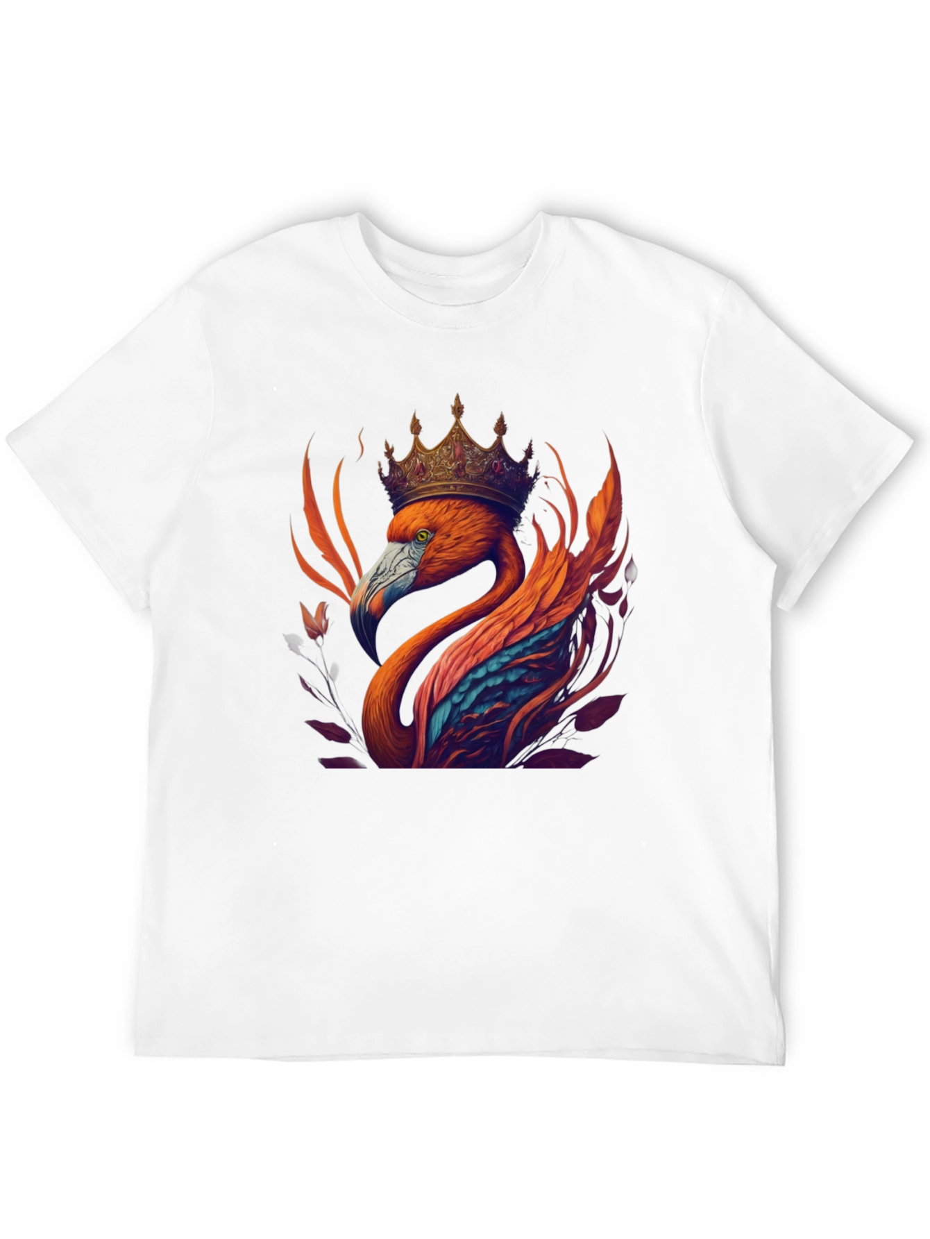 Flamingo King Graphic Tee - Black
