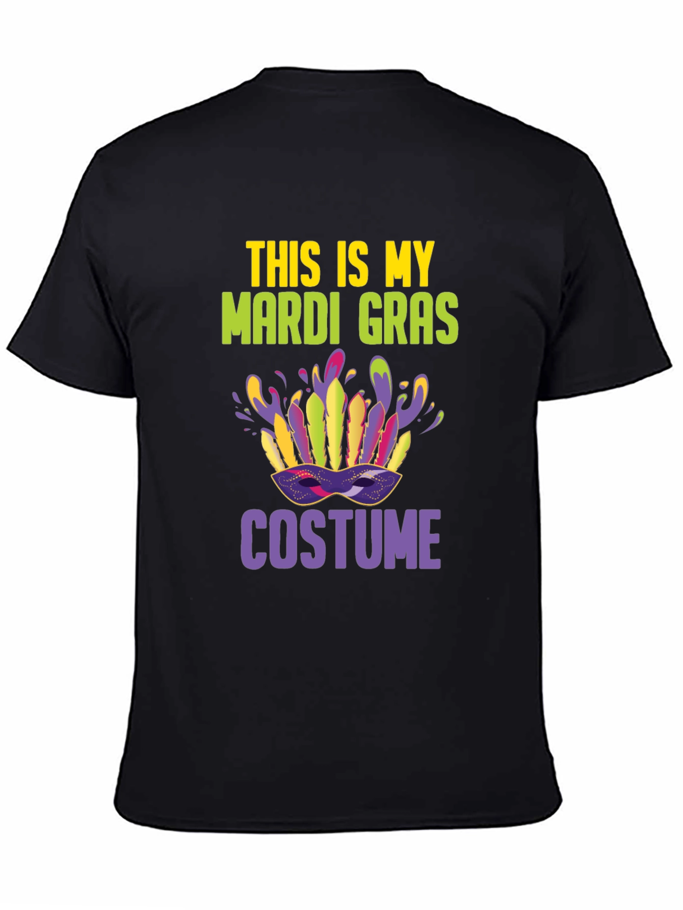 Mardi Gras Costume T-Shirt: Festive Party Tee