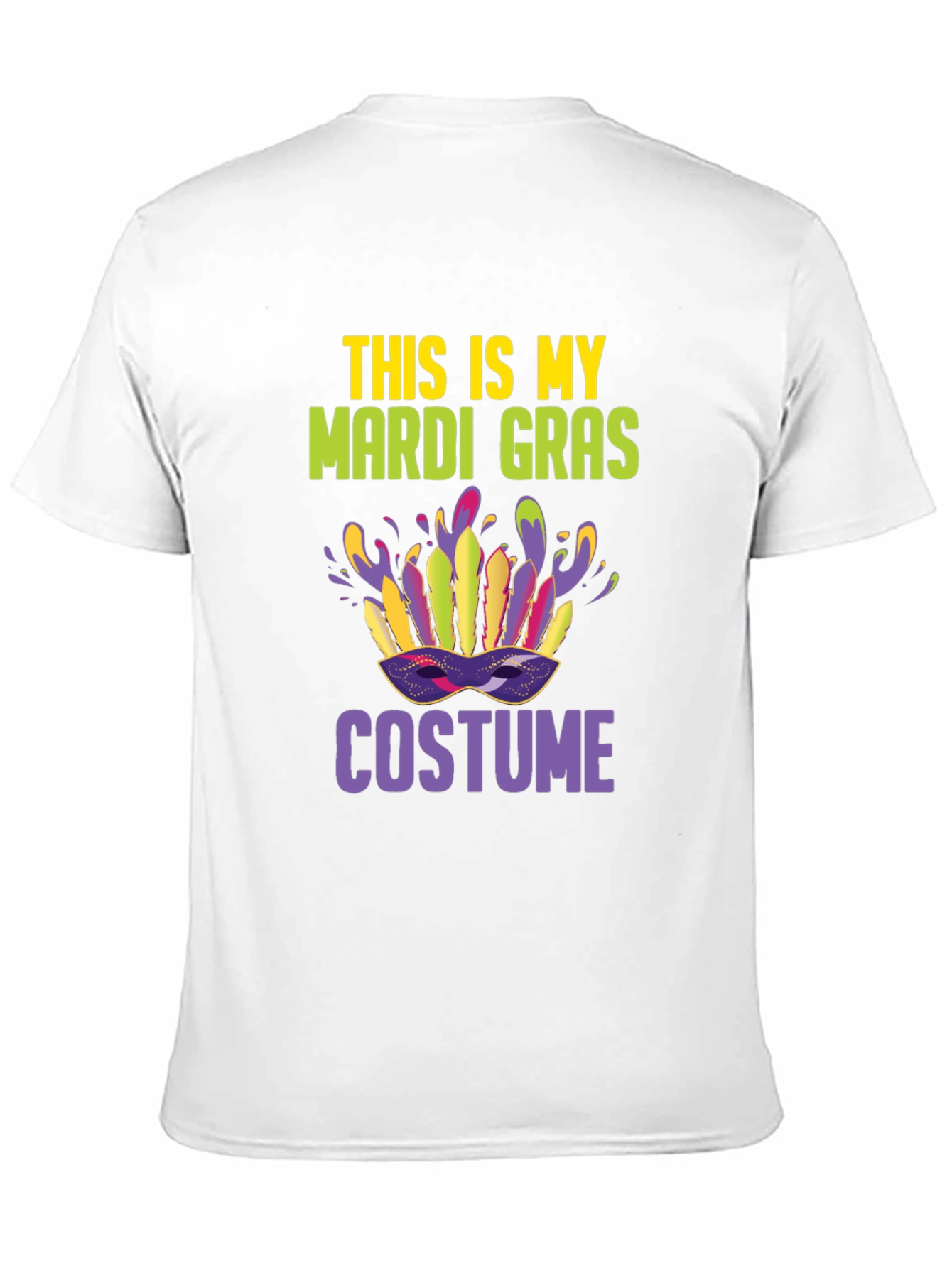 Mardi Gras Costume T-Shirt: Festive Party Tee