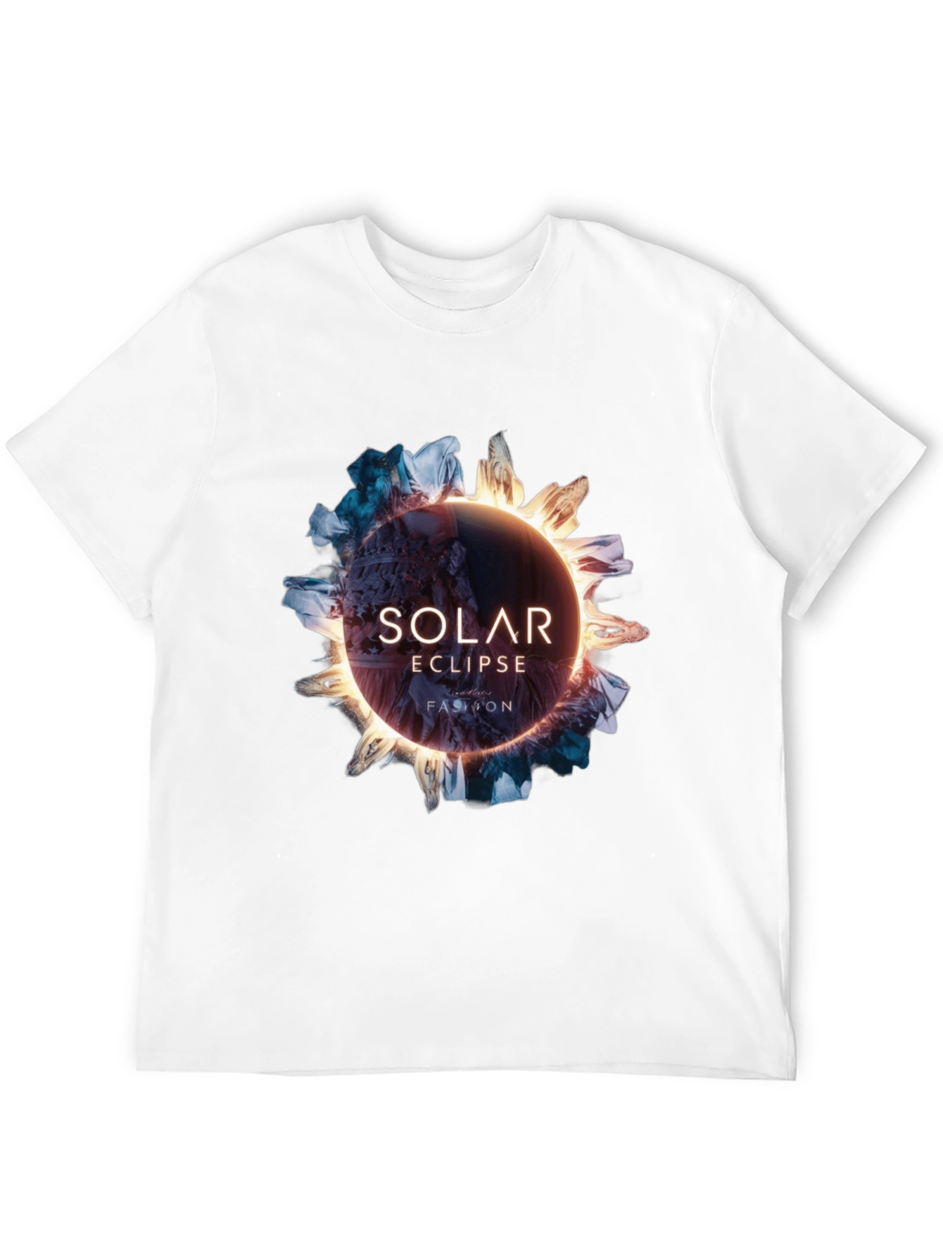 Solar Eclipse Fashion Black T-Shirt