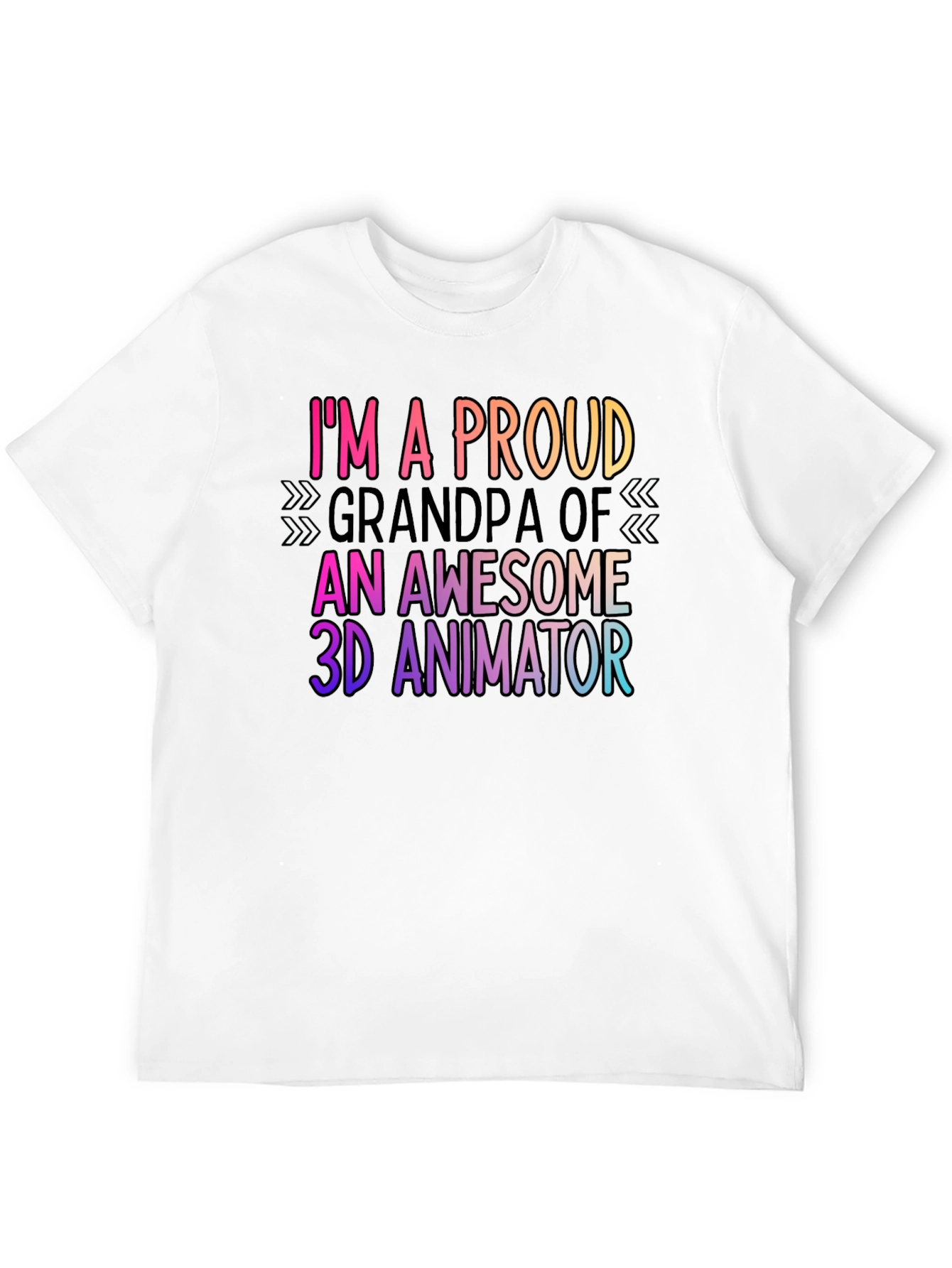Proud Grandpa of a 3D Animator T-Shirt