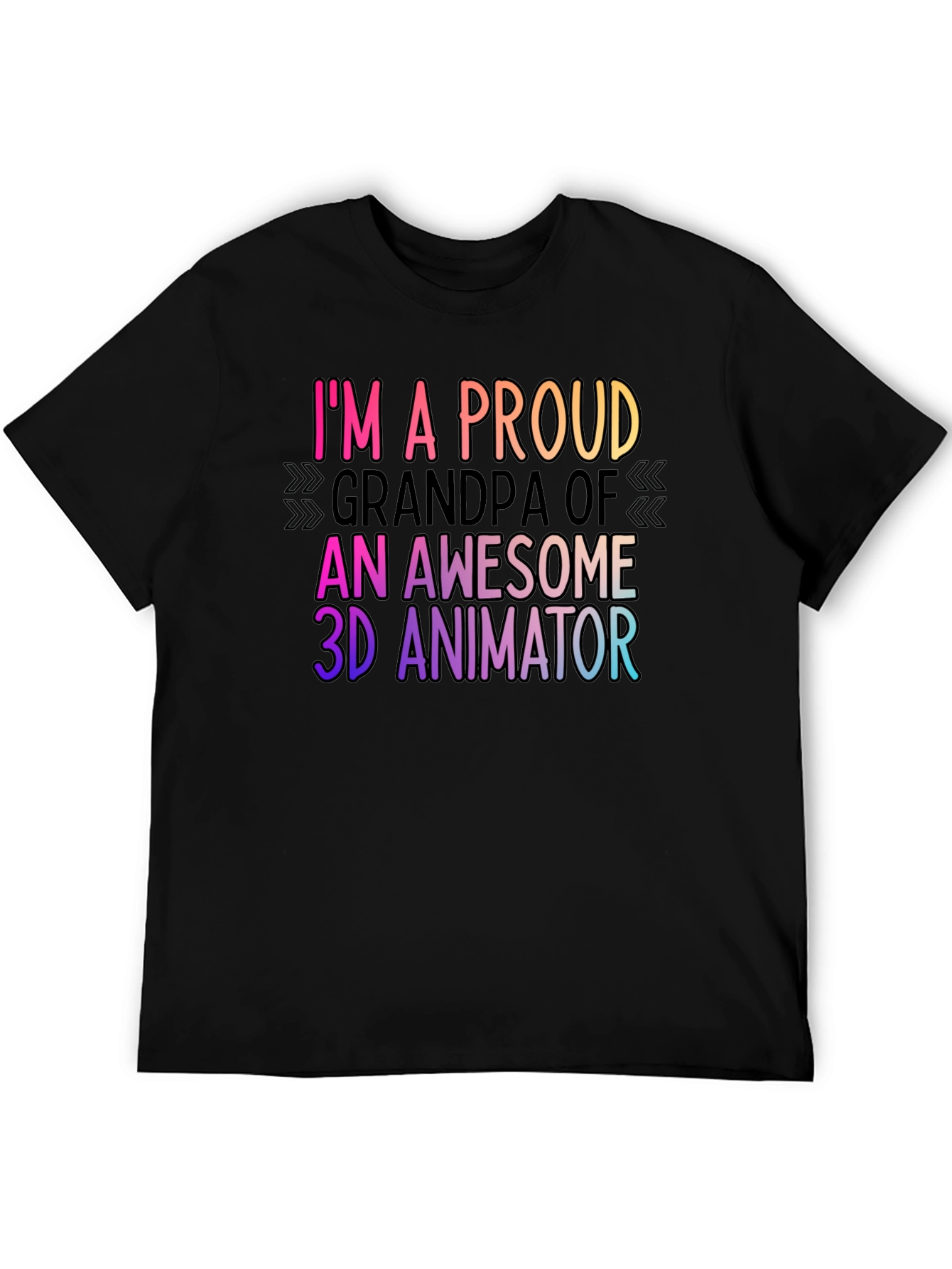 Proud Grandpa of a 3D Animator T-Shirt