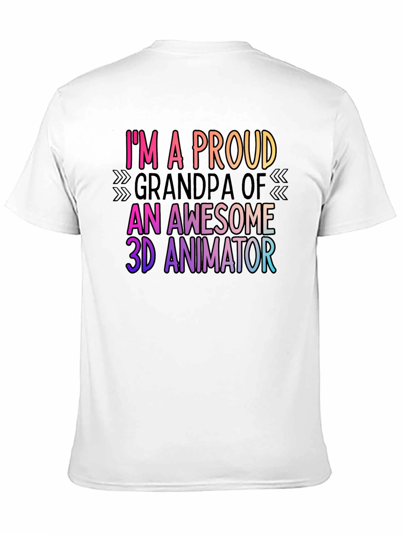 Proud Grandpa of a 3D Animator T-Shirt