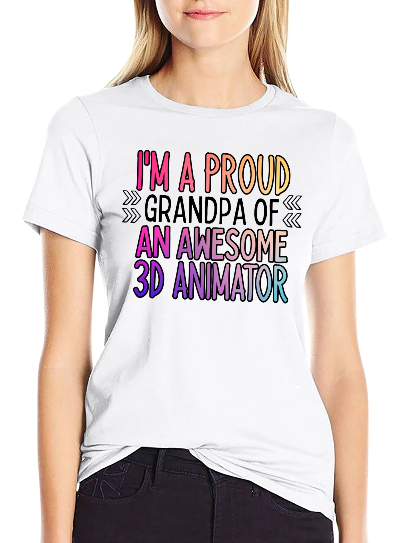 Proud Grandpa of a 3D Animator T-Shirt