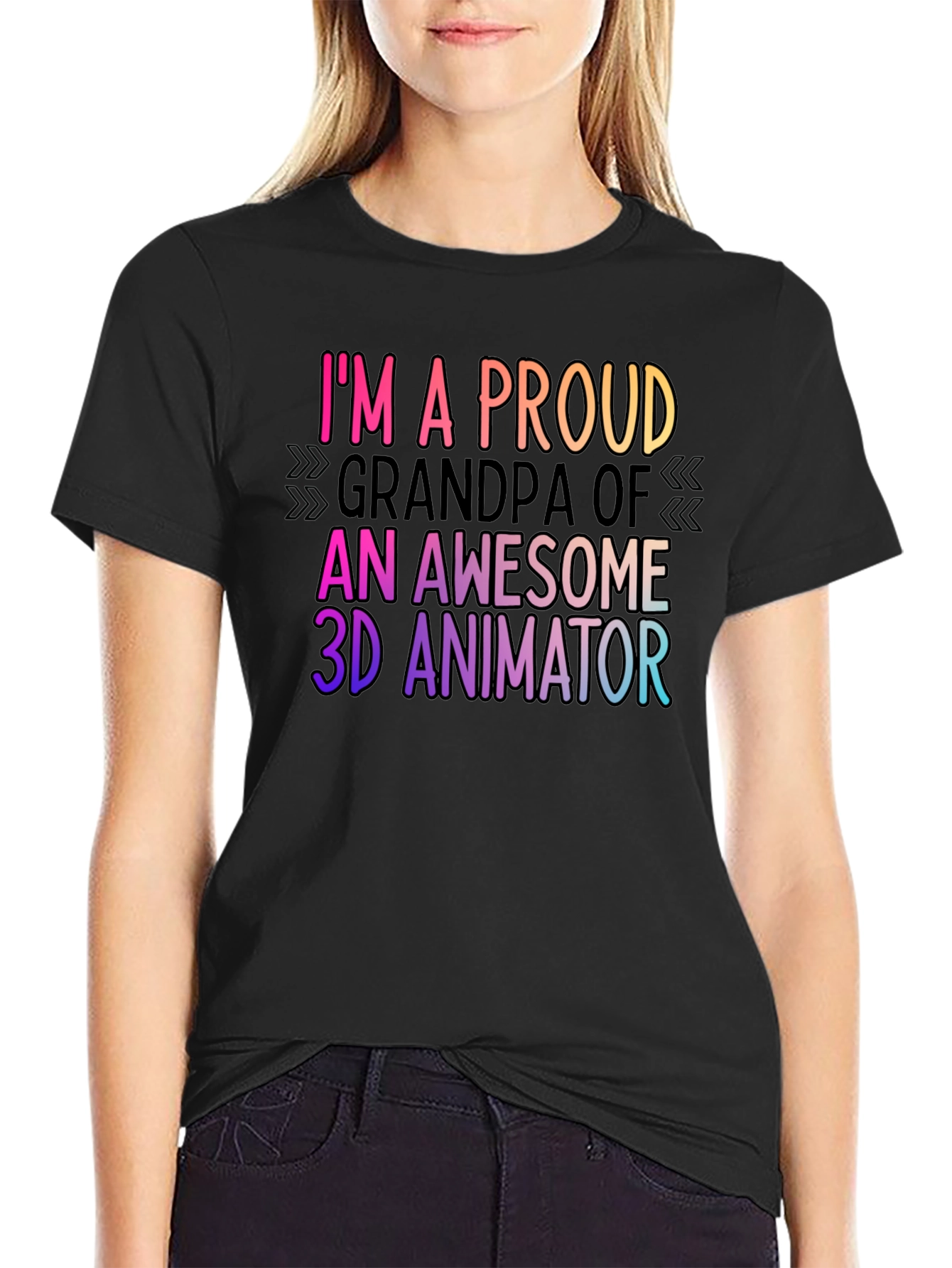 Proud Grandpa of a 3D Animator T-Shirt