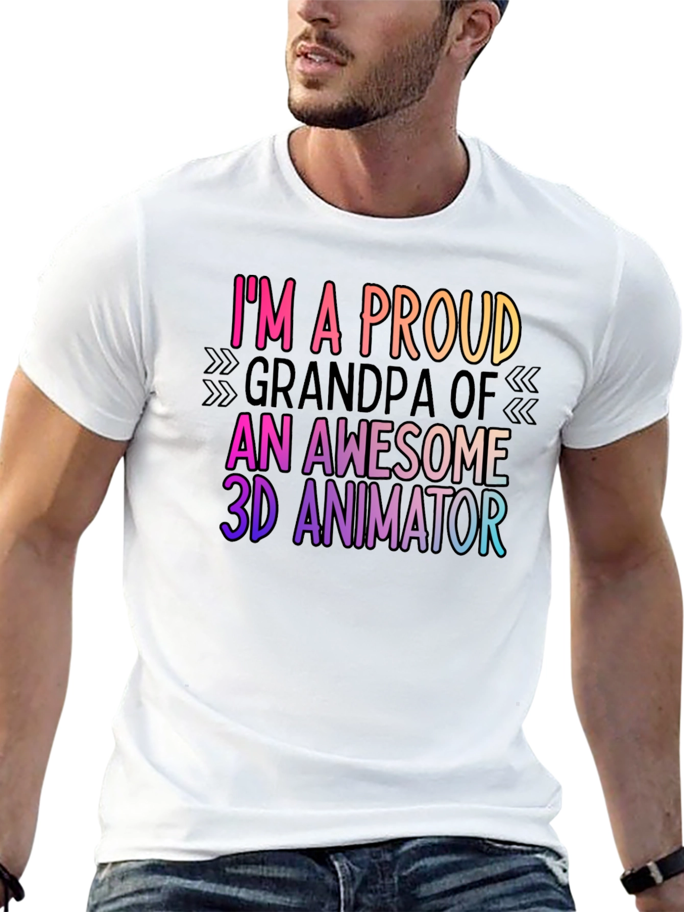 Proud Grandpa of a 3D Animator T-Shirt