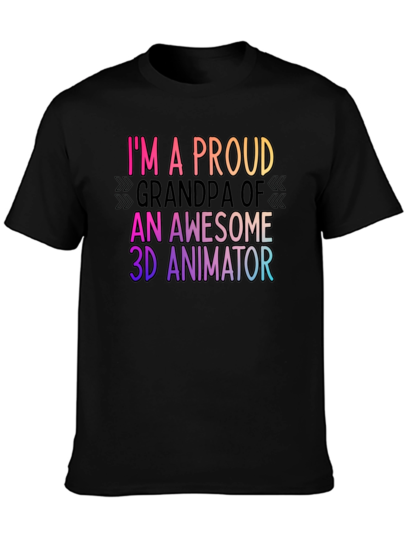 Proud Grandpa of a 3D Animator T-Shirt