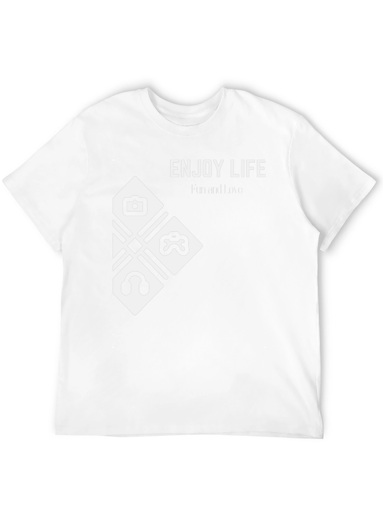 Enjoy Life Black Graphic Tee