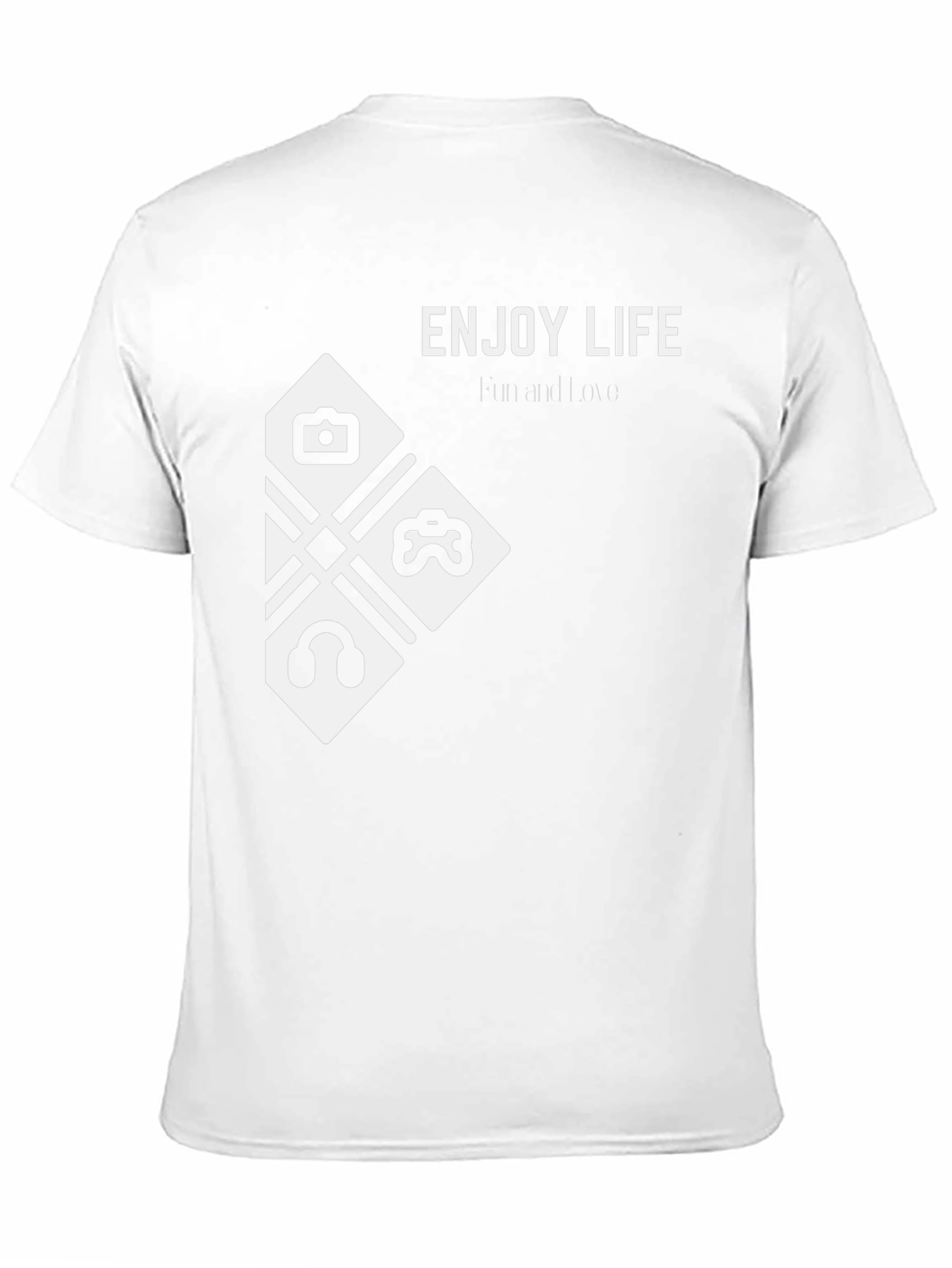Enjoy Life Black Graphic Tee