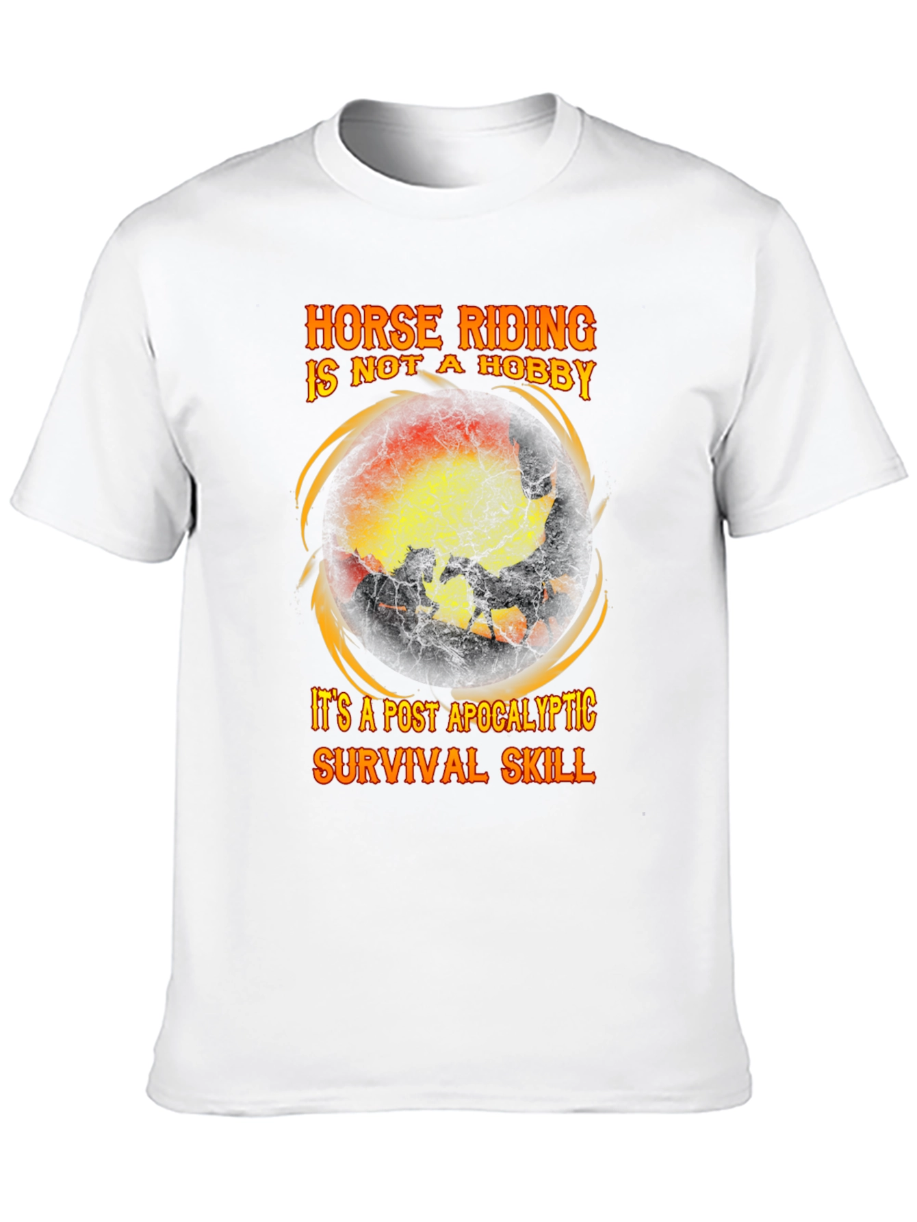 Horse Riding Post Apocalyptic Survival Skill T-Shirt