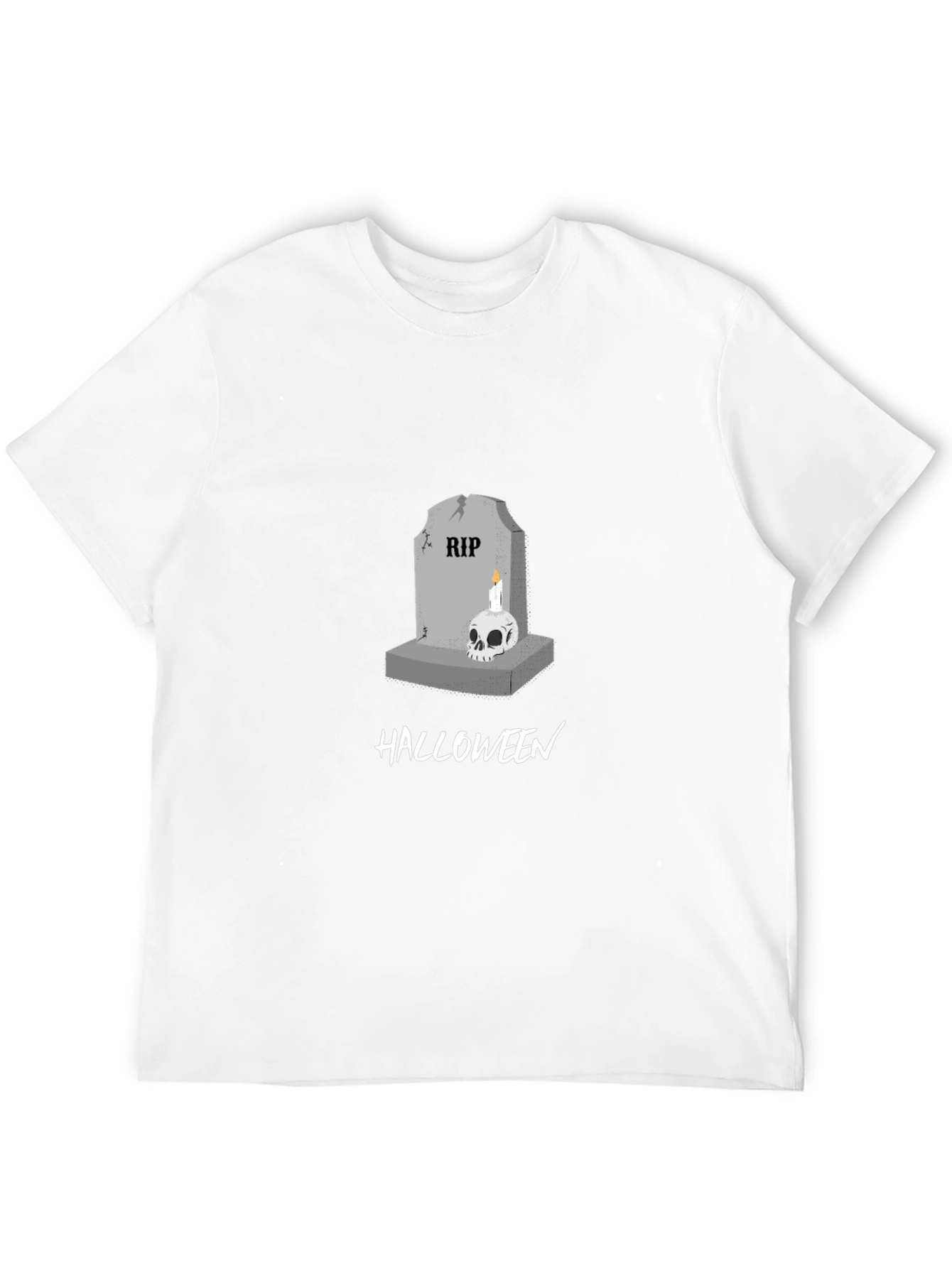 Halloween RIP Skull T-Shirt