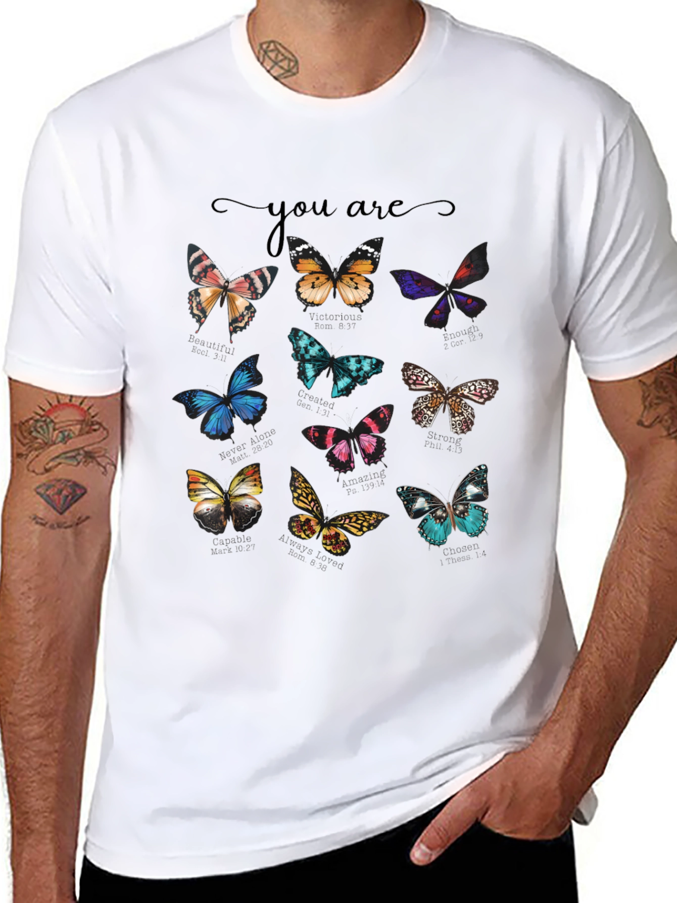 Butterfly Graphic Tee - You Are