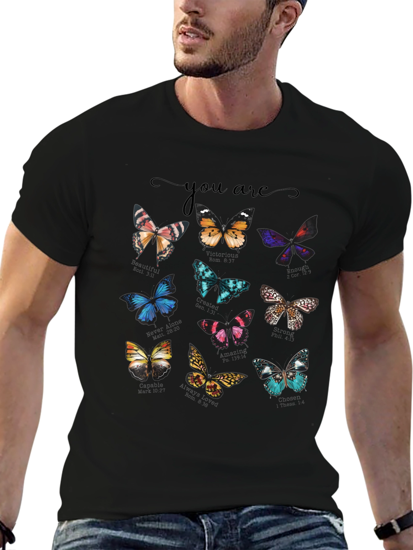 Butterfly Graphic Tee - You Are