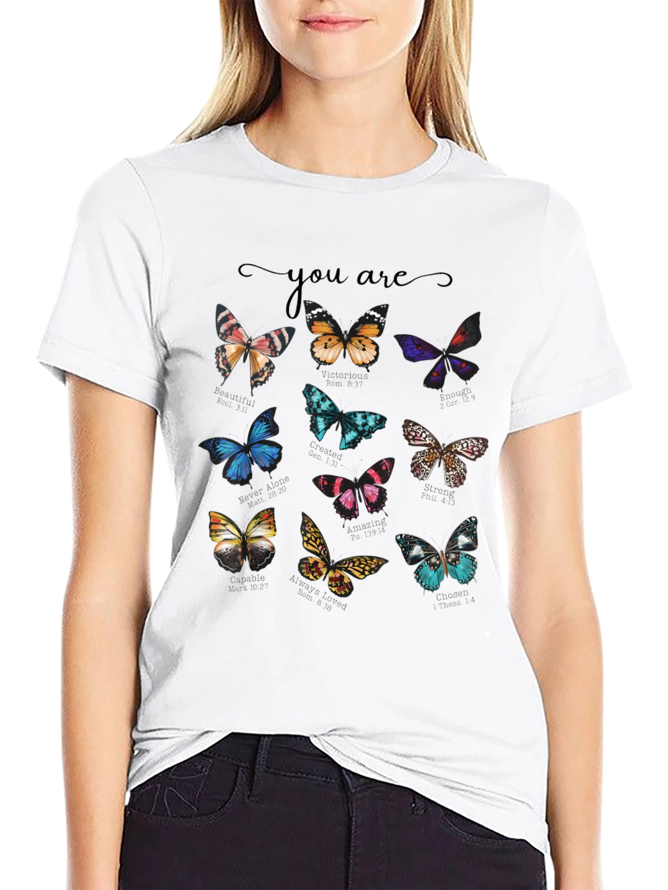 Butterfly Graphic Tee - You Are
