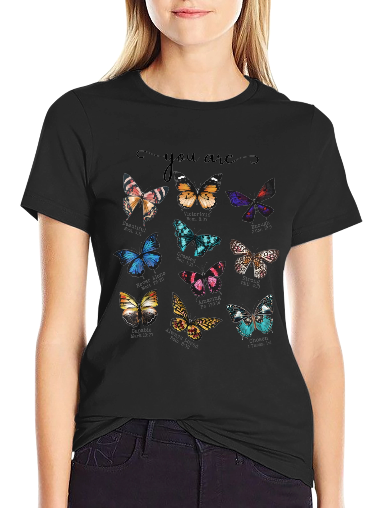 Butterfly Graphic Tee - You Are