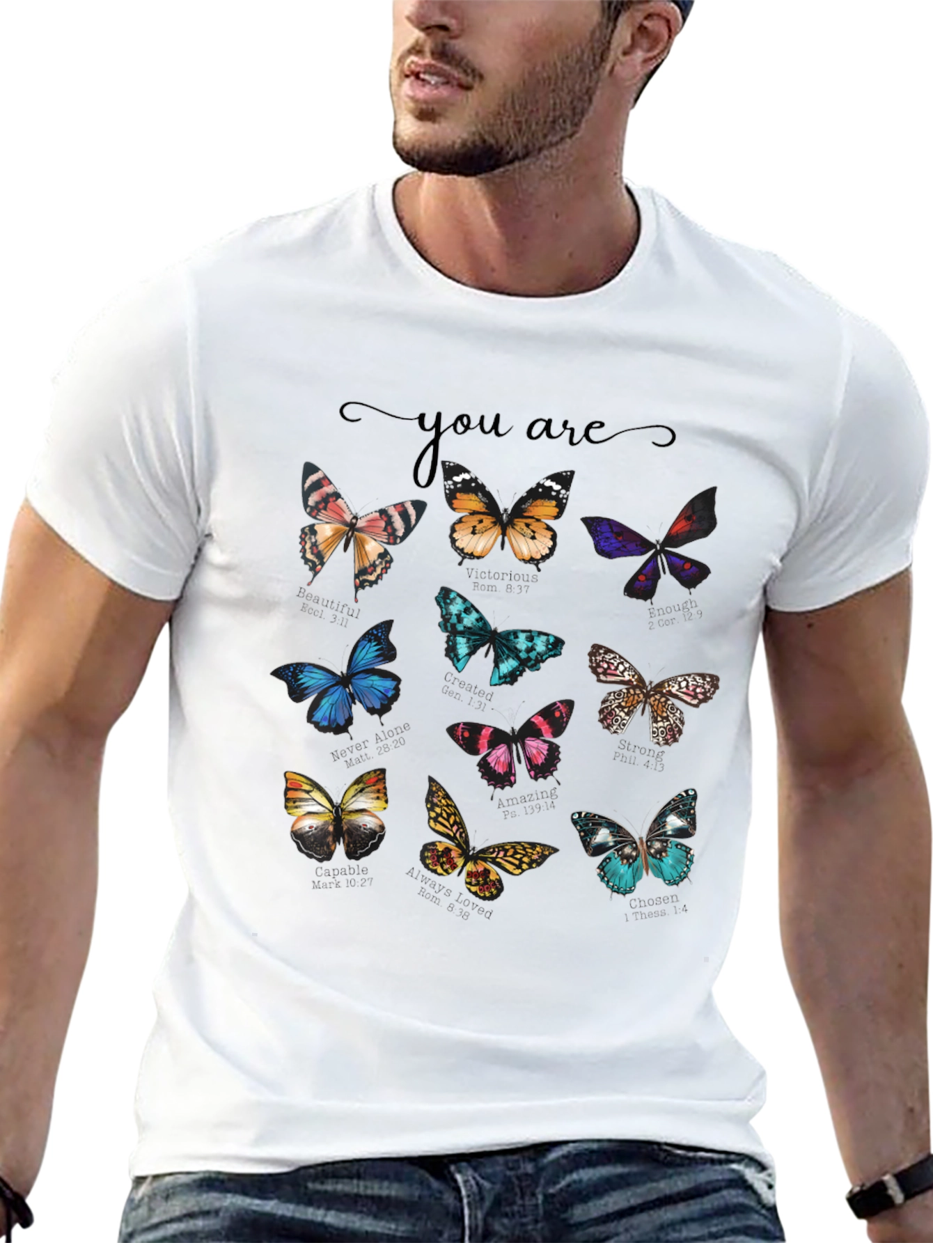 Butterfly Graphic Tee - You Are