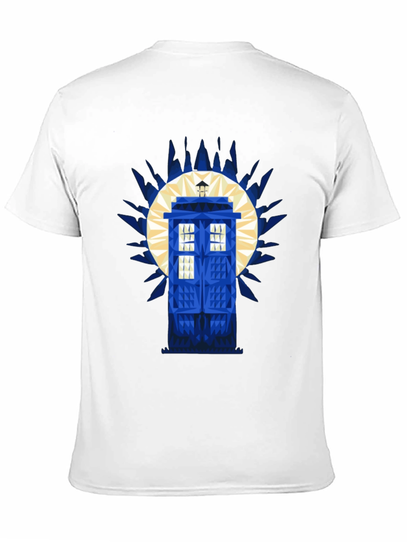 Geometric Blue Box T-Shirt