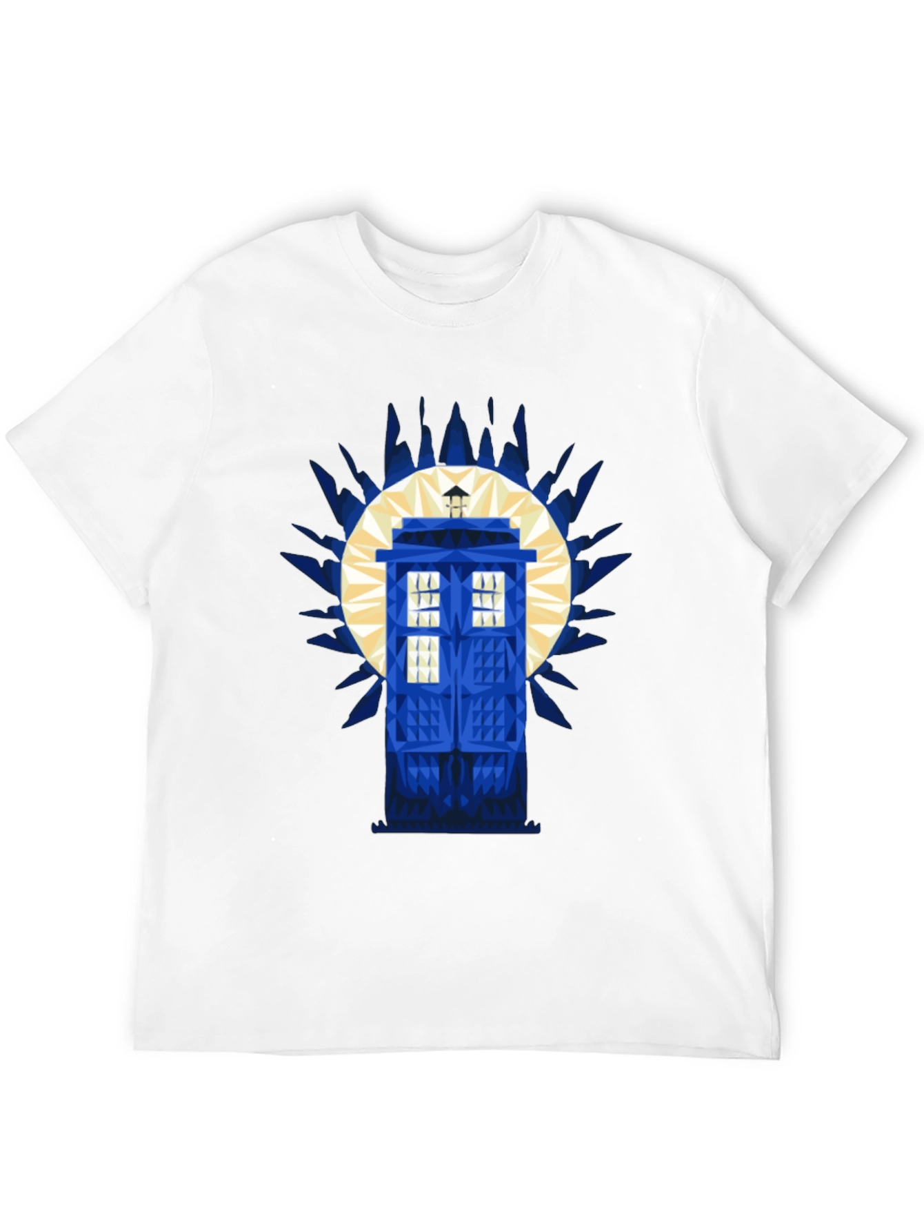 Geometric Blue Box T-Shirt