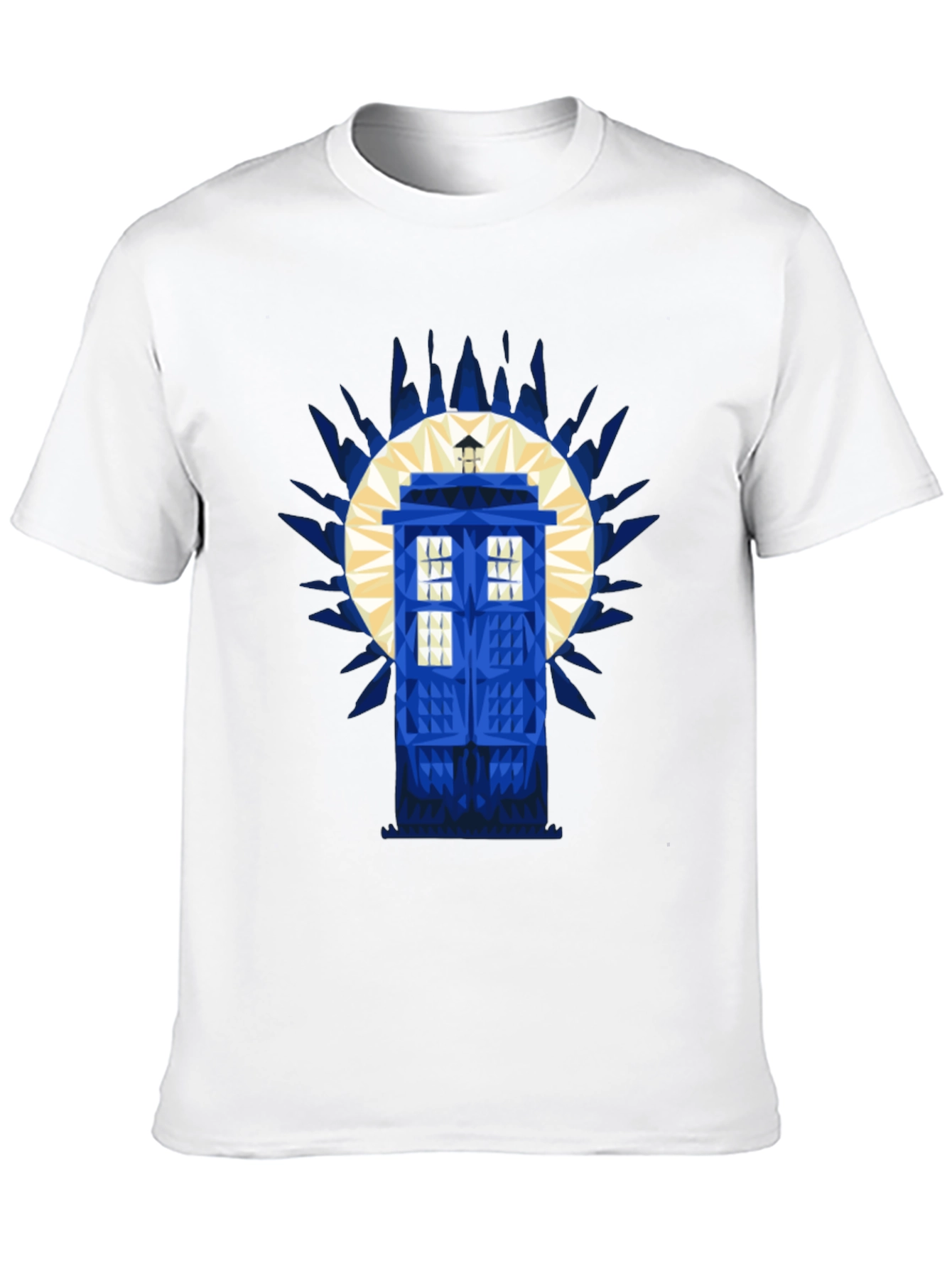 Geometric Blue Box T-Shirt