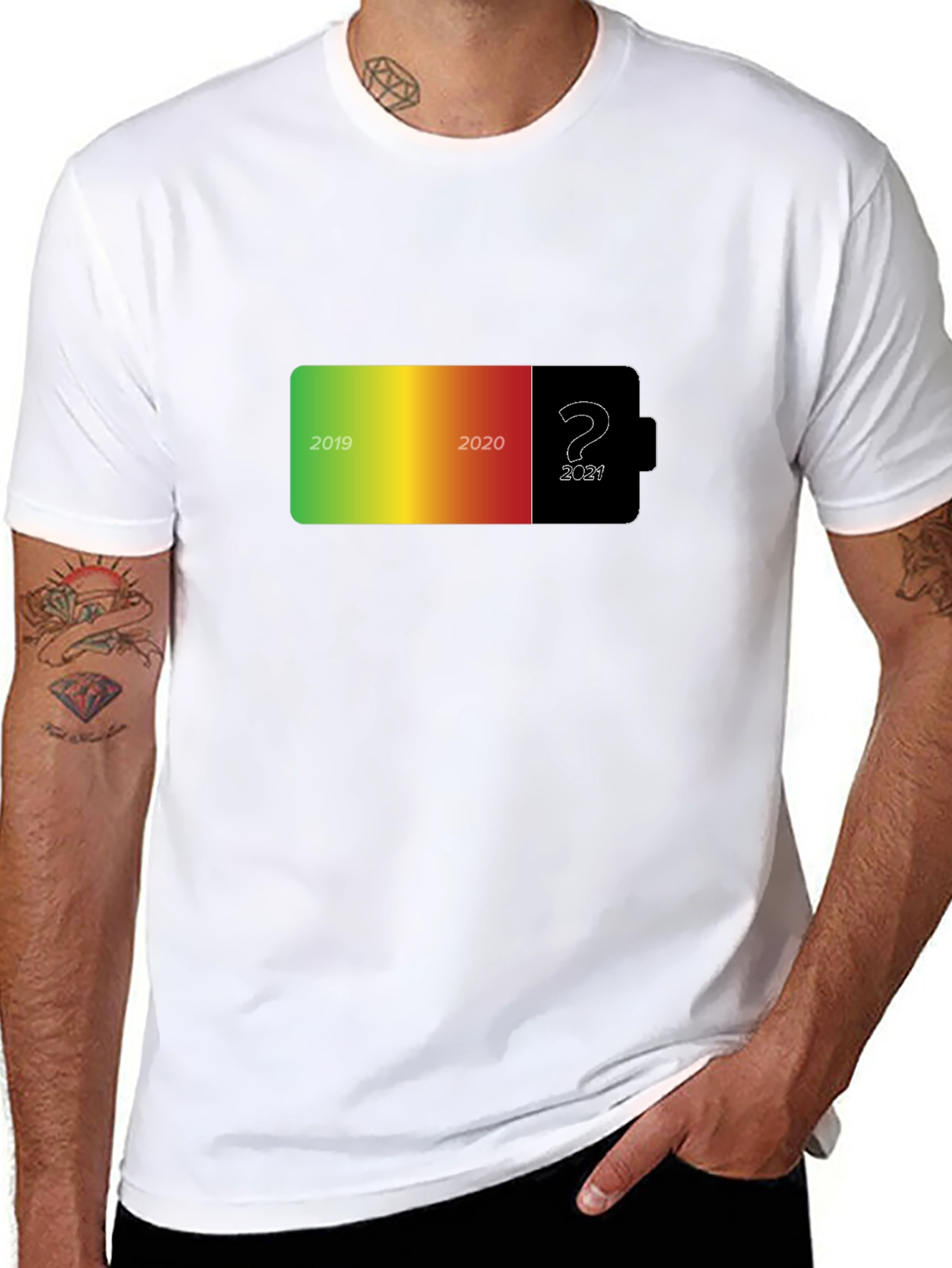 2019-2021 Year Battery T-Shirt