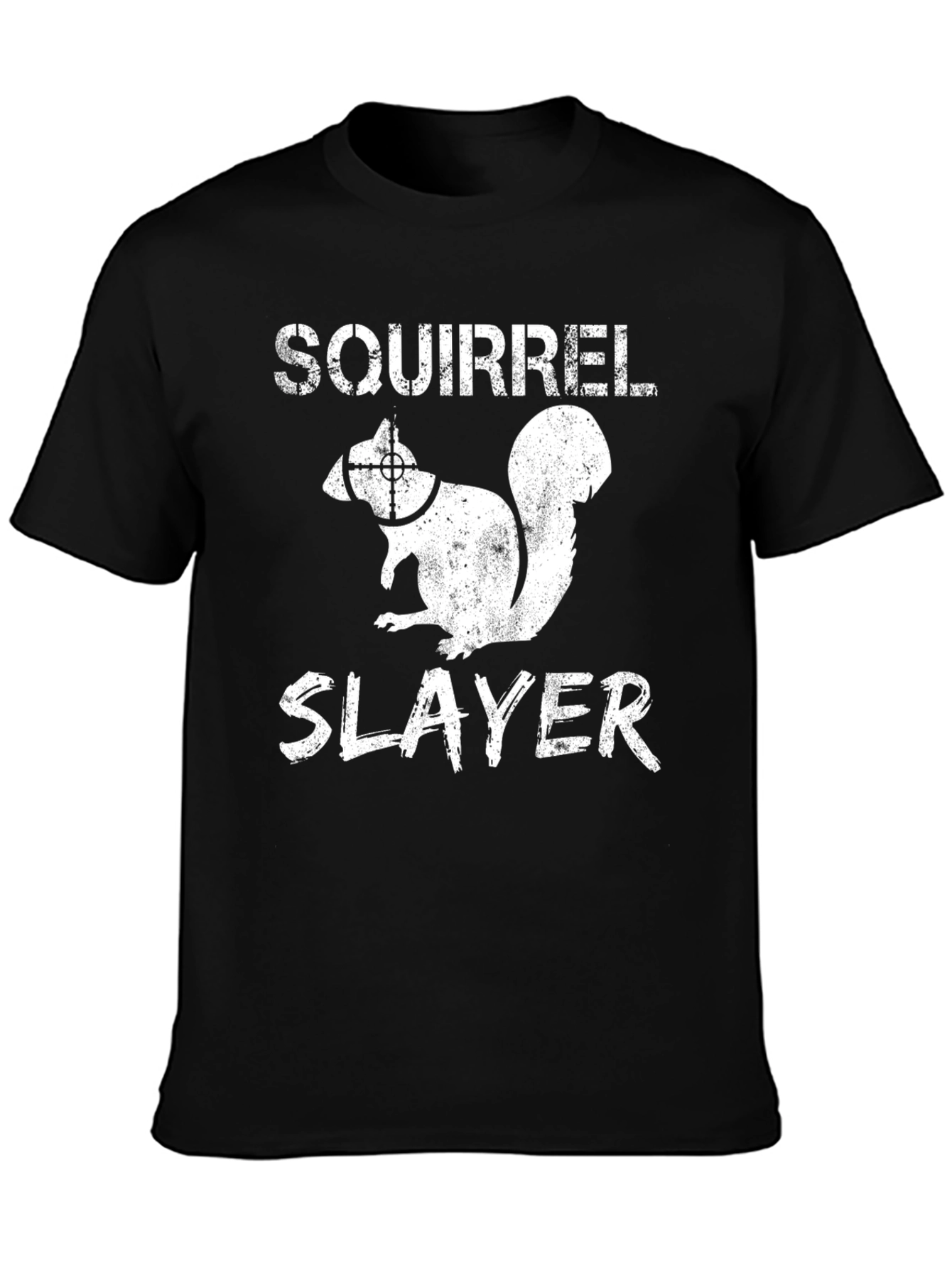 Squirrel Slayer Graphic Tee - Hunting Humor