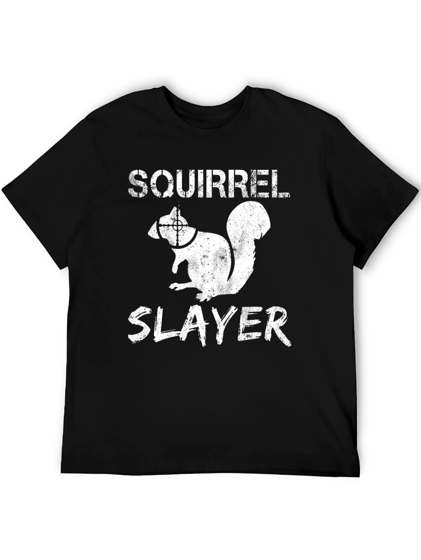 Squirrel Slayer Graphic Tee - Hunting Humor