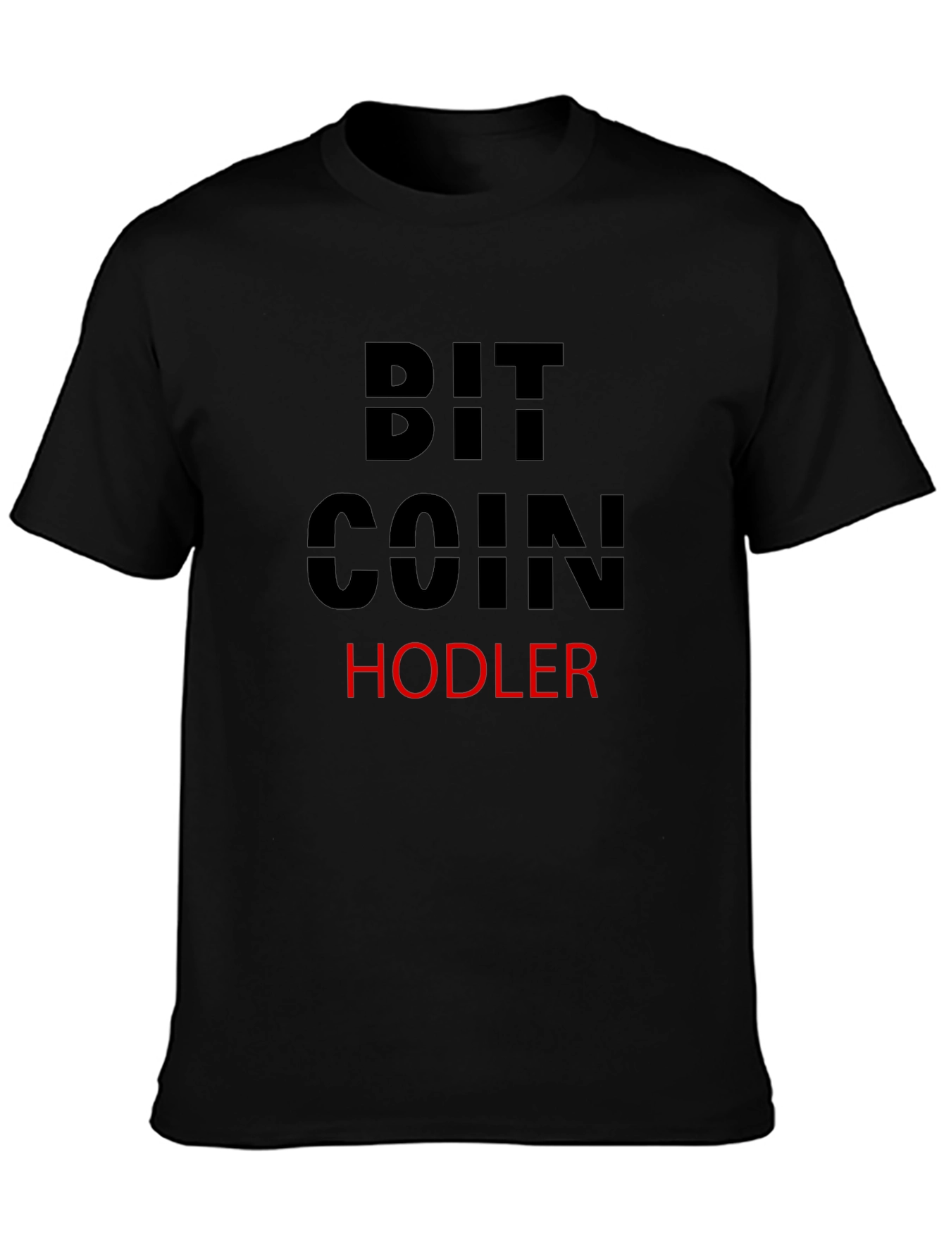 Bitcoin Hodler Black T-Shirt - Crypto Enthusiast Tee