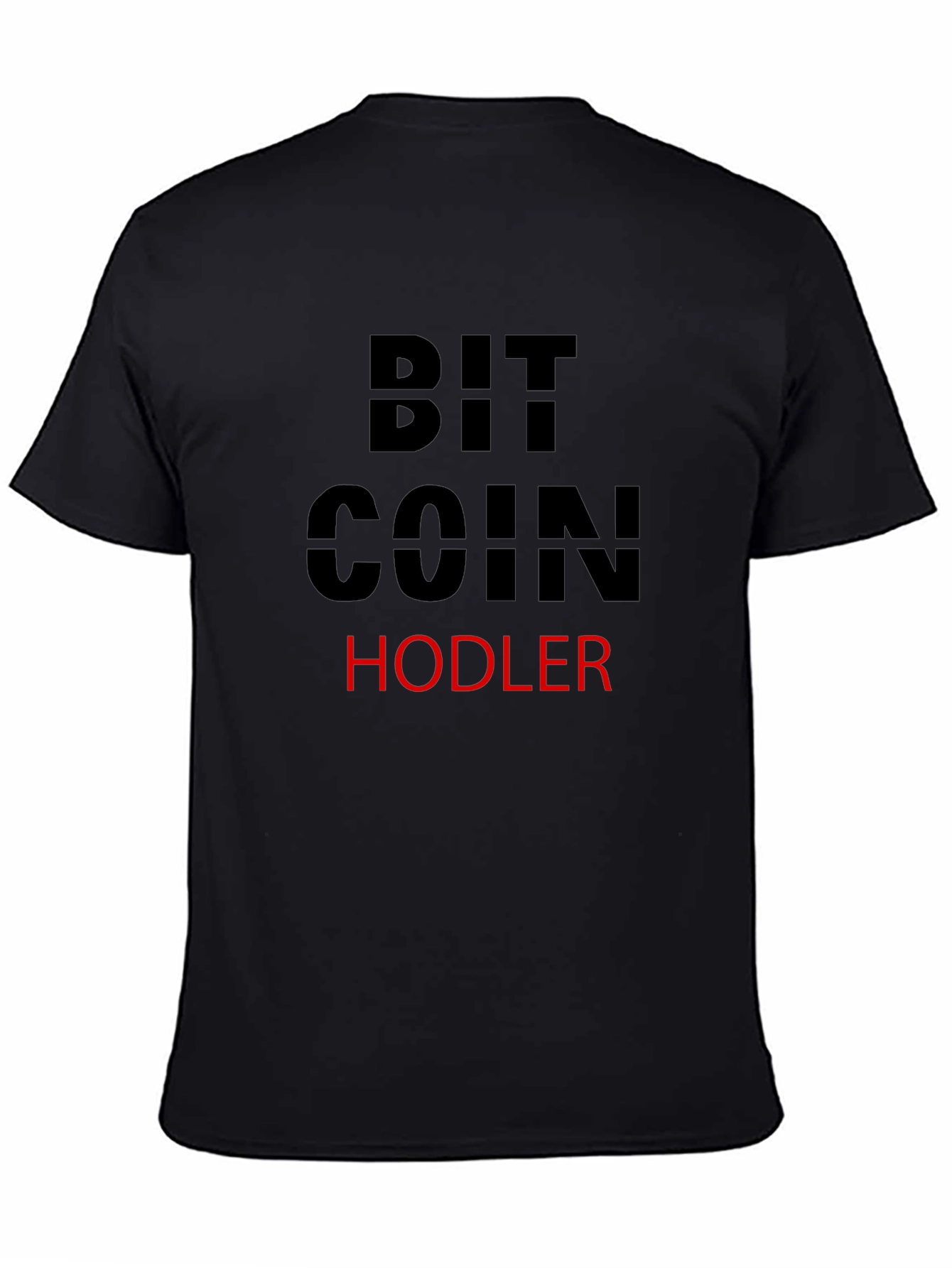 Bitcoin Hodler Black T-Shirt - Crypto Enthusiast Tee
