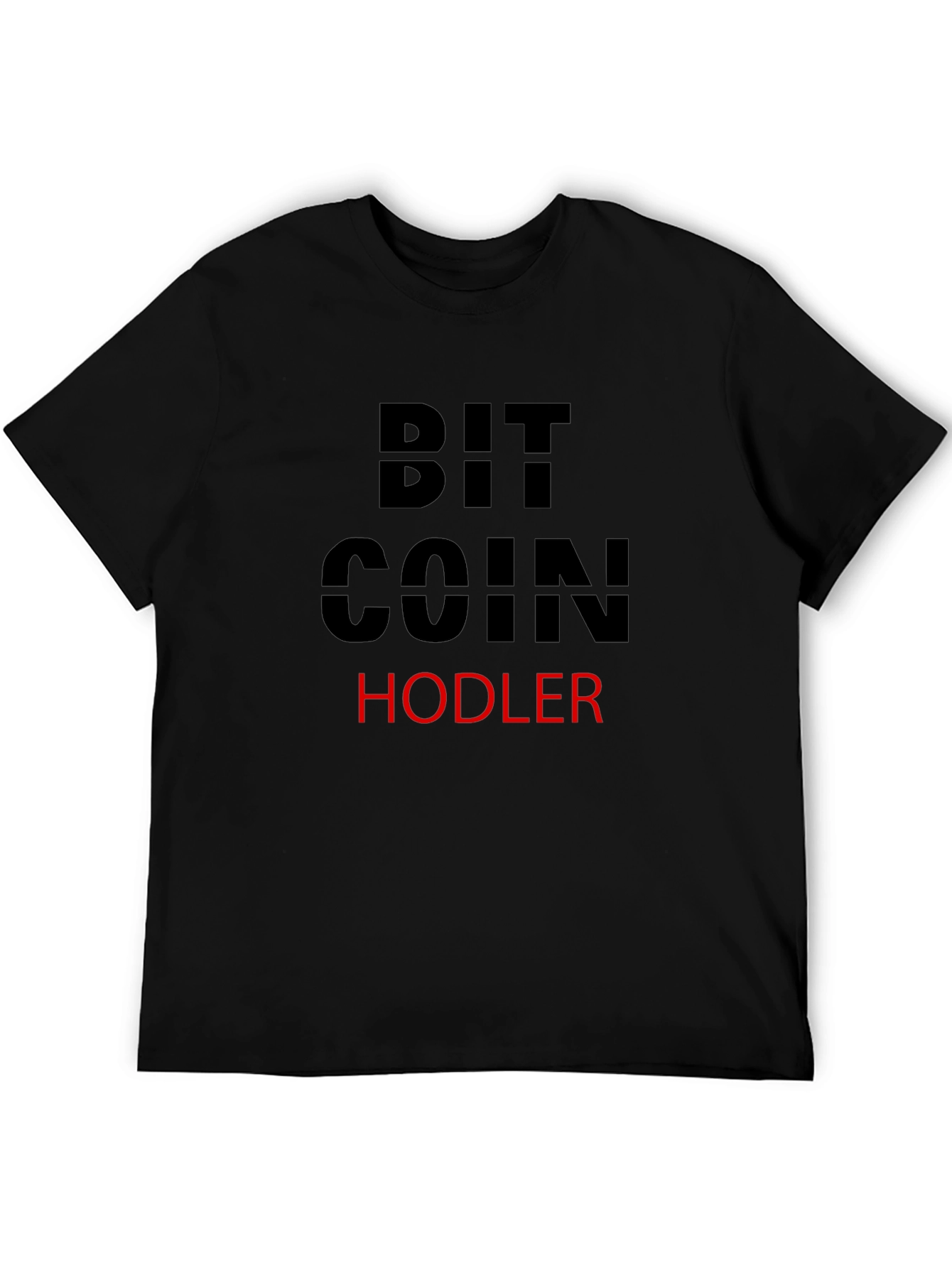 Bitcoin Hodler Black T-Shirt - Crypto Enthusiast Tee