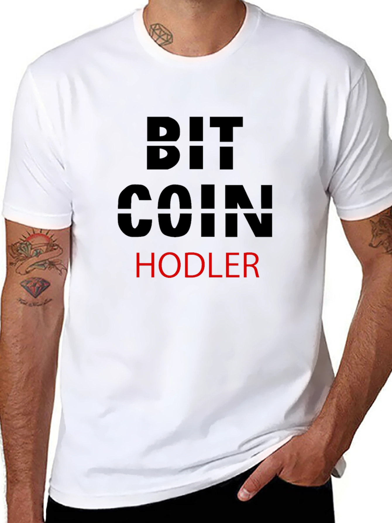 Bitcoin Hodler Black T-Shirt - Crypto Enthusiast Tee