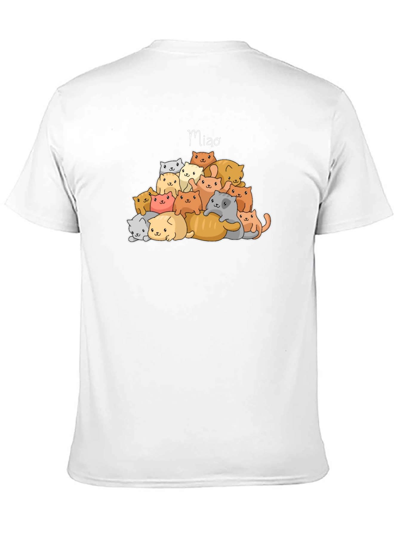 Cats Meow T-Shirt - Cute Cat Pile Graphic Tee