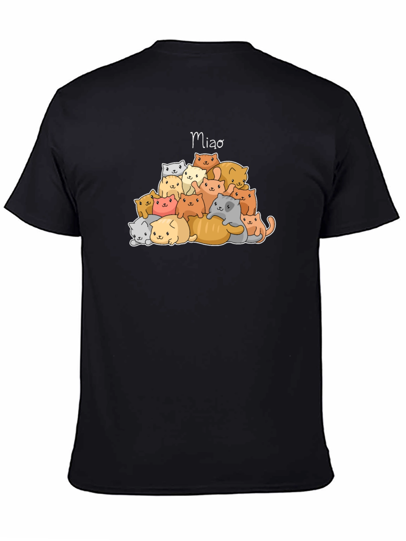 Cats Meow T-Shirt - Cute Cat Pile Graphic Tee