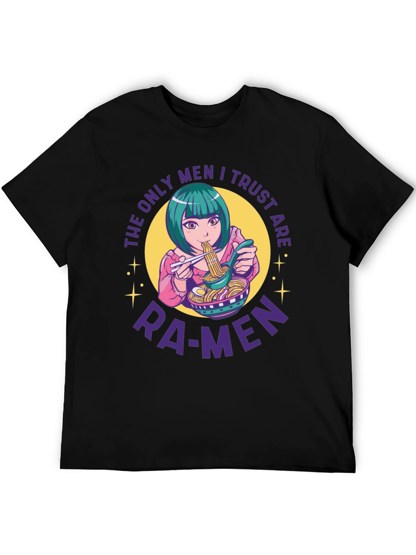 Ramen Lover T-Shirt - Anime Girl Noodles