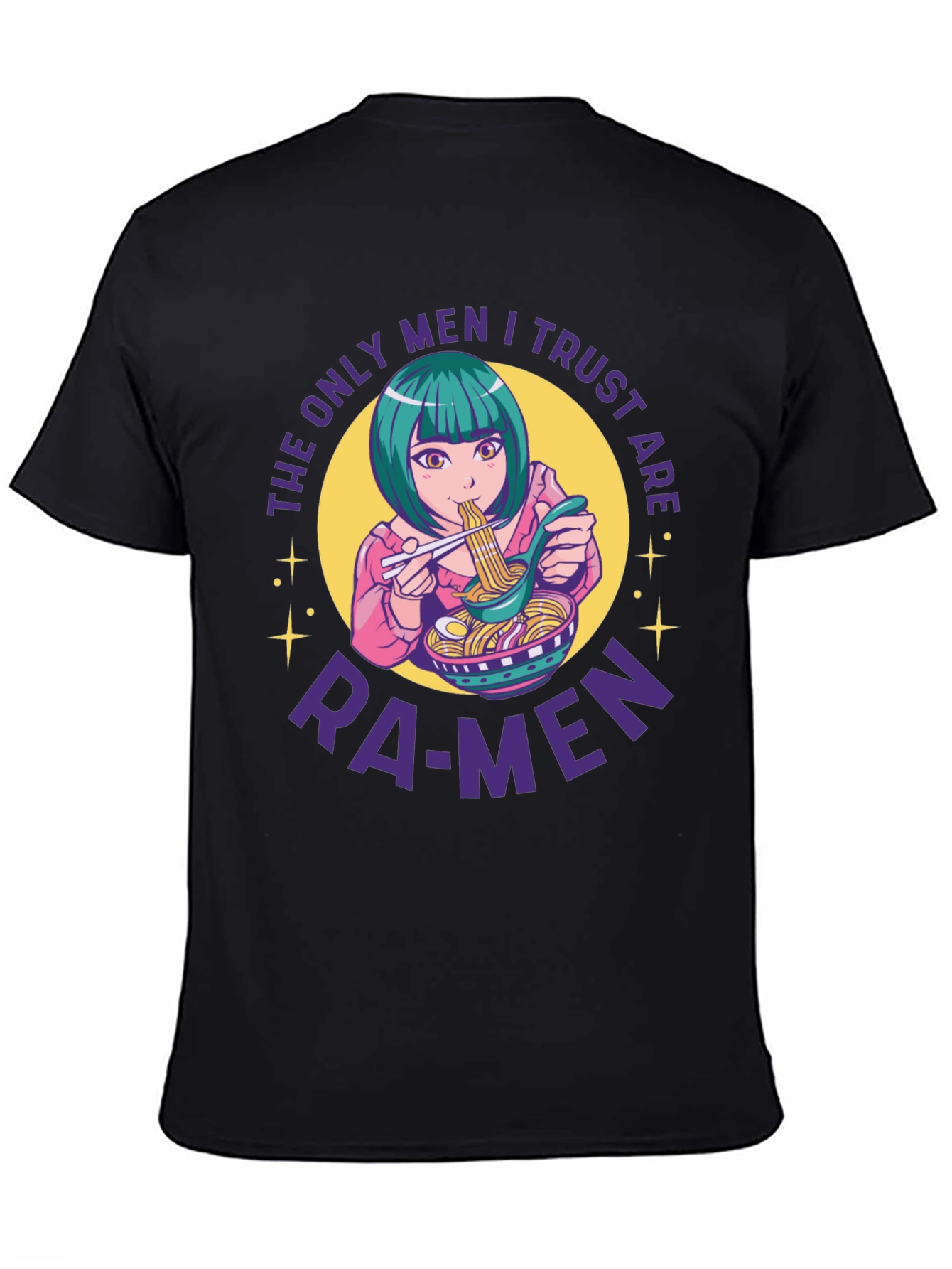 Ramen Lover T-Shirt - Anime Girl Noodles