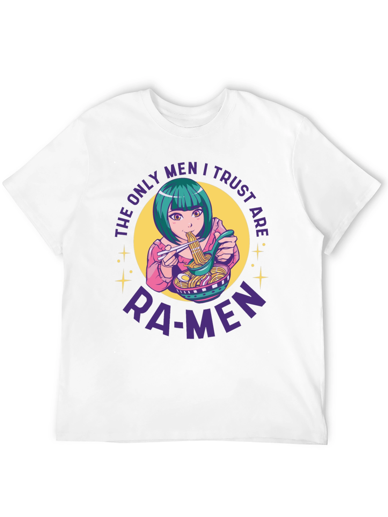 Ramen Lover T-Shirt - Anime Girl Noodles