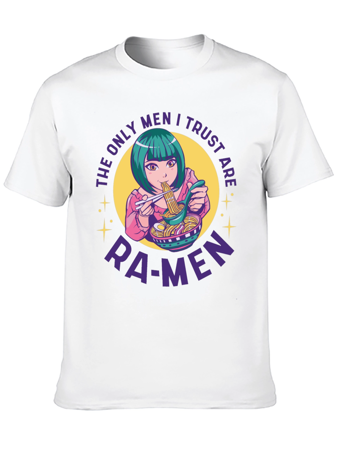 Ramen Lover T-Shirt - Anime Girl Noodles