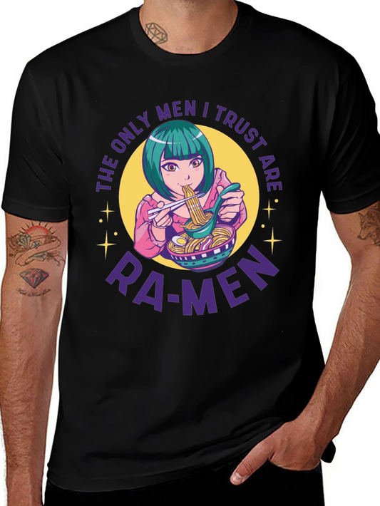 Ramen Lover T-Shirt - Anime Girl Noodles